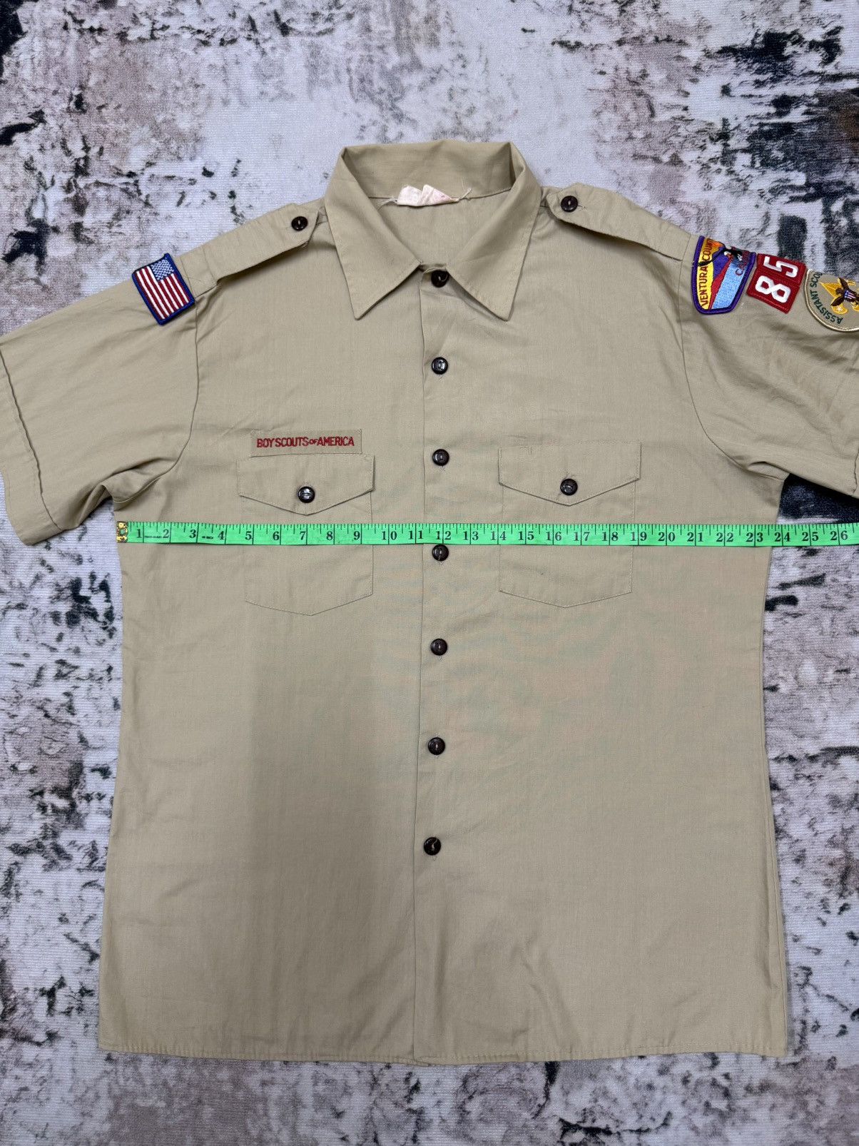 Vintage VINTAGE BOYSCOUT OF AMERICA UNIFORM SHIRT Size US L / EU 52-54 / 3 - 10 Thumbnail