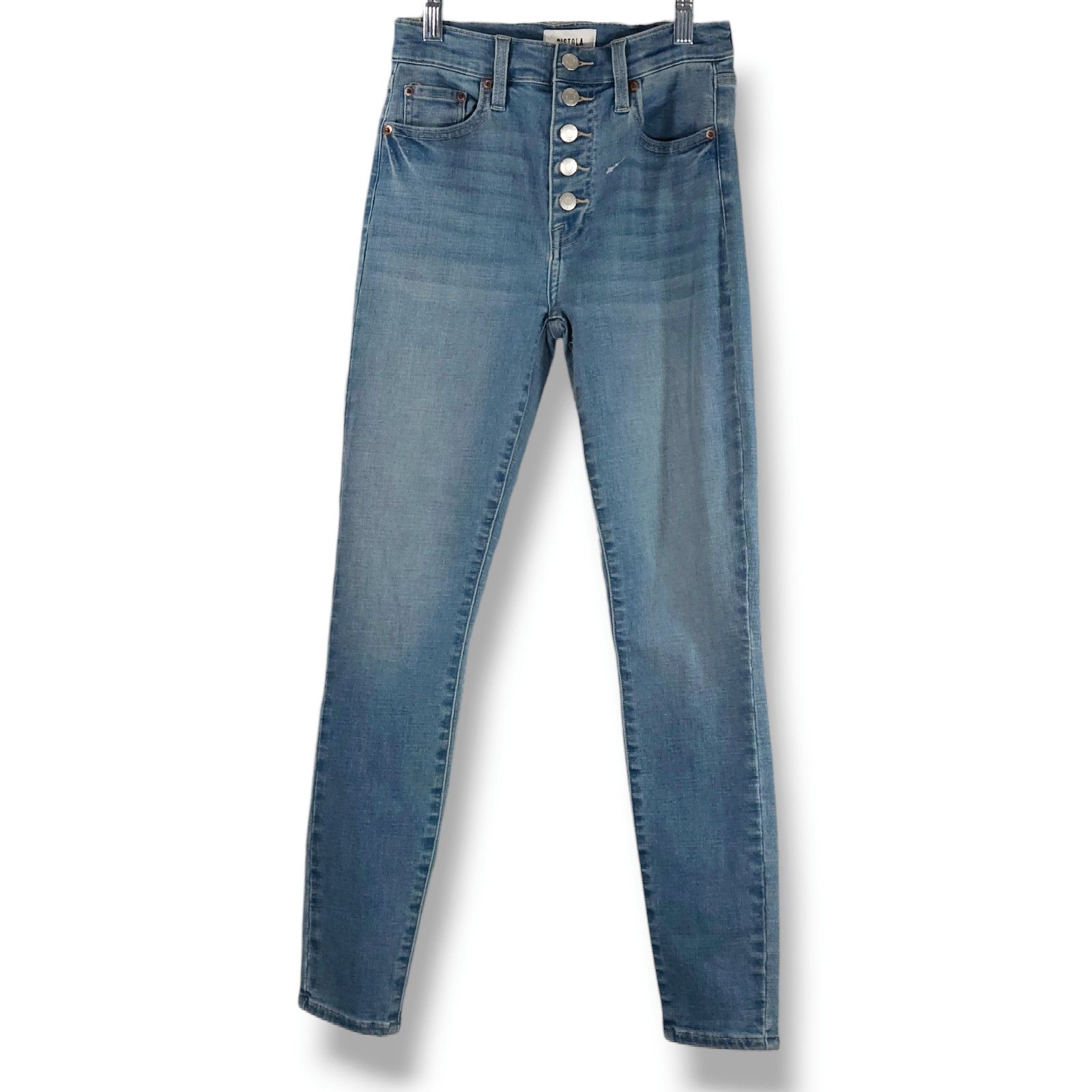 Pistola NWOT Pistola Aline Button Fly Skinny Ankle Jeans Sz. 26x27 Size 26" / US 2 / IT 38 - 1 Thumbnail