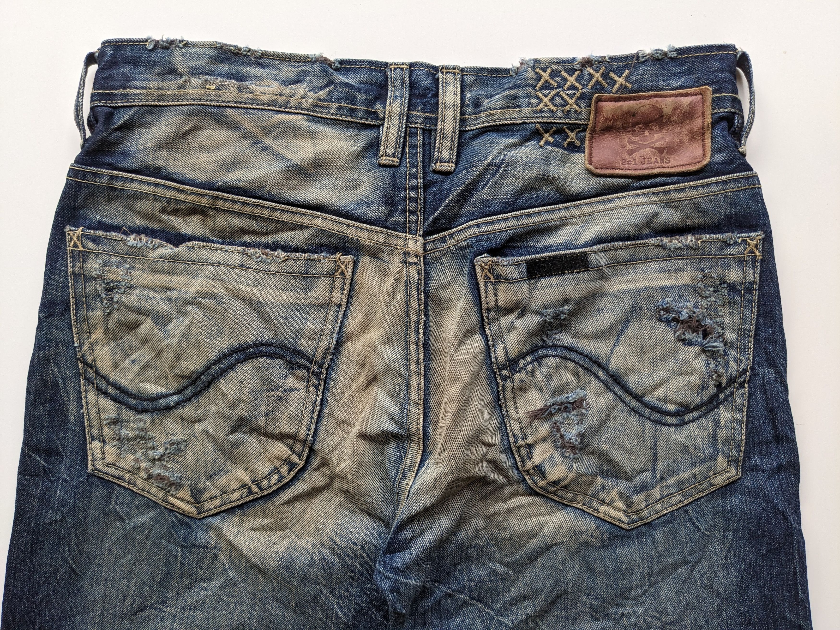 If Six Was Nine × Japanese Brand 2#1 jeans wrinkle faded jeans Size US 32 / EU 48 - 5 Thumbnail