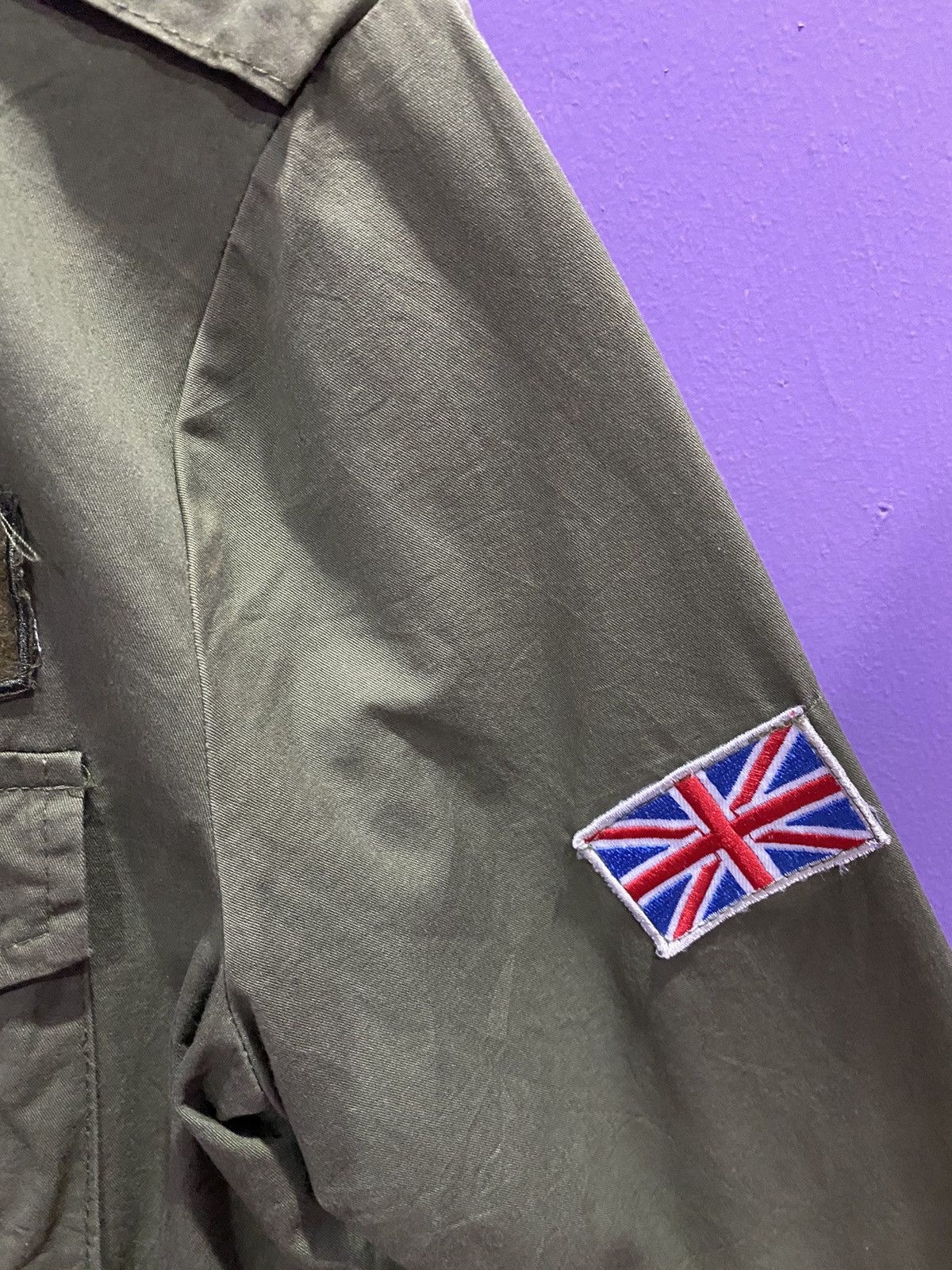 Vintage Vintage Japanese Brand US Army Jacket With Patches Military Size US M / EU 48-50 / 2 - 5 Thumbnail