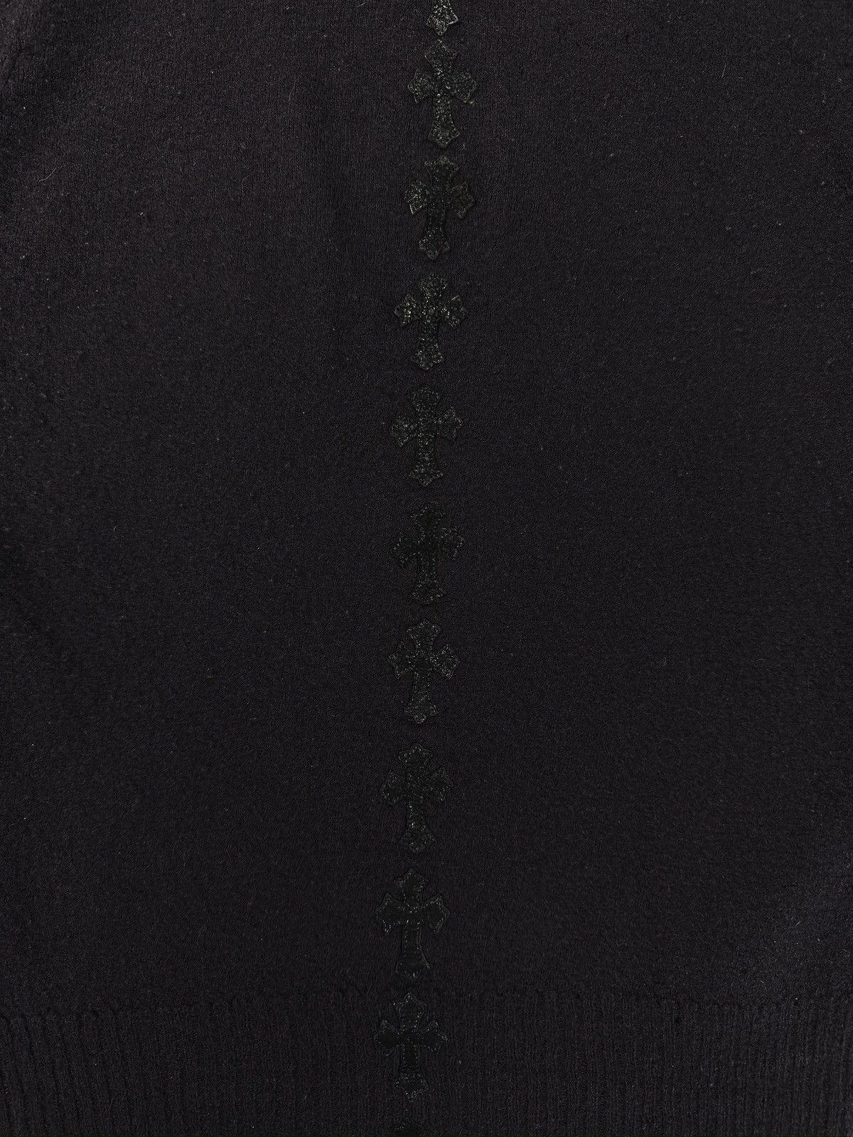 Chrome Hearts × Rick Owens 2010 Rick Owens x Chrome Hearts Spine Cross Patch Silver Cashmere Cloak Hoodie Size US M / EU 48-50 / 2 - 3 Thumbnail