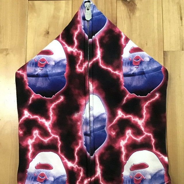 Bape BAPE LIGHTNING full zip hoodie a bathing ape Size US M / EU 48-50 / 2 - 3 Thumbnail