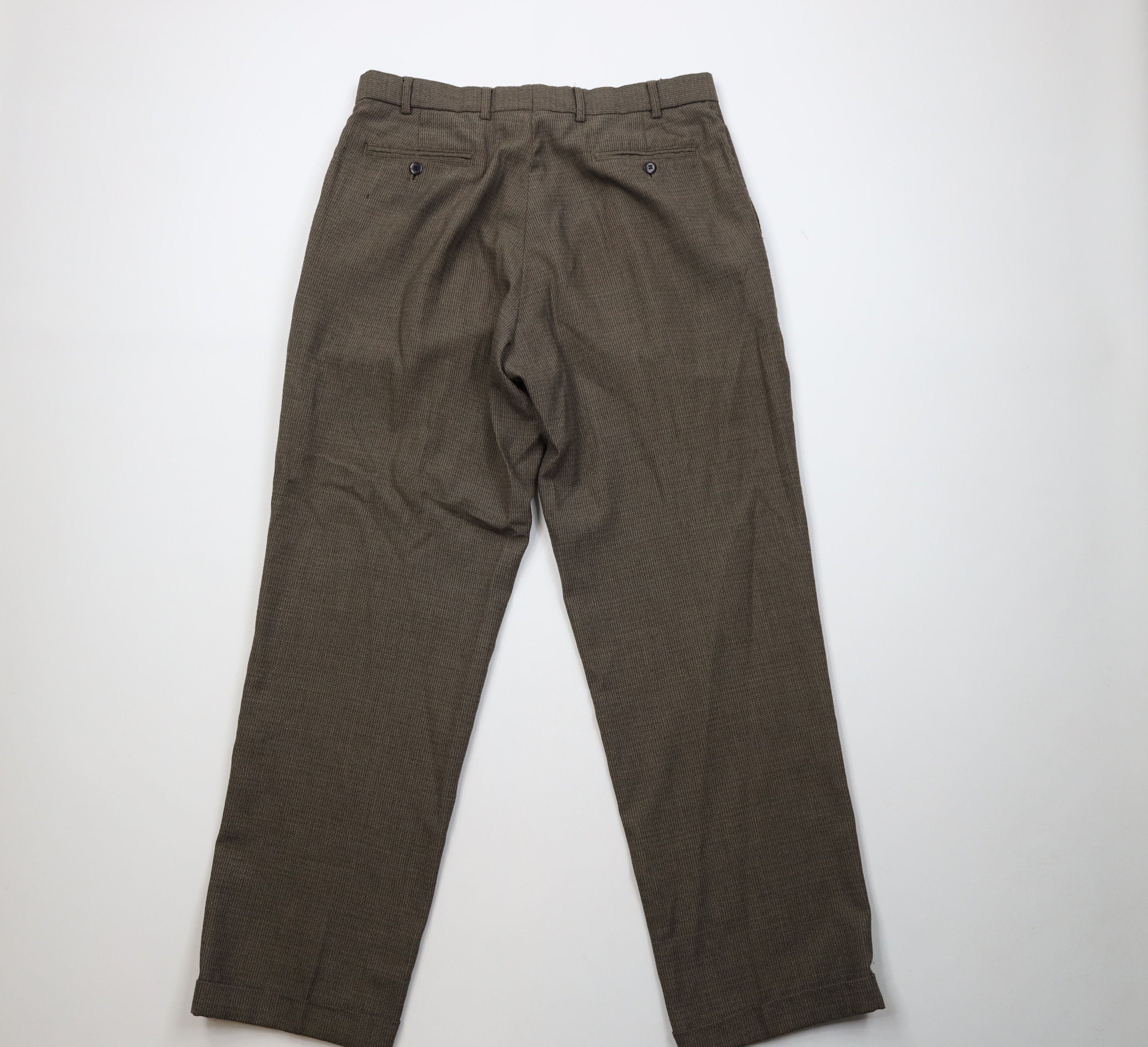 Vintage Vintage 90s Streetwear Ribbed Knit Wide Leg Chino Pants Size US 34 / EU 50 - 9 Thumbnail