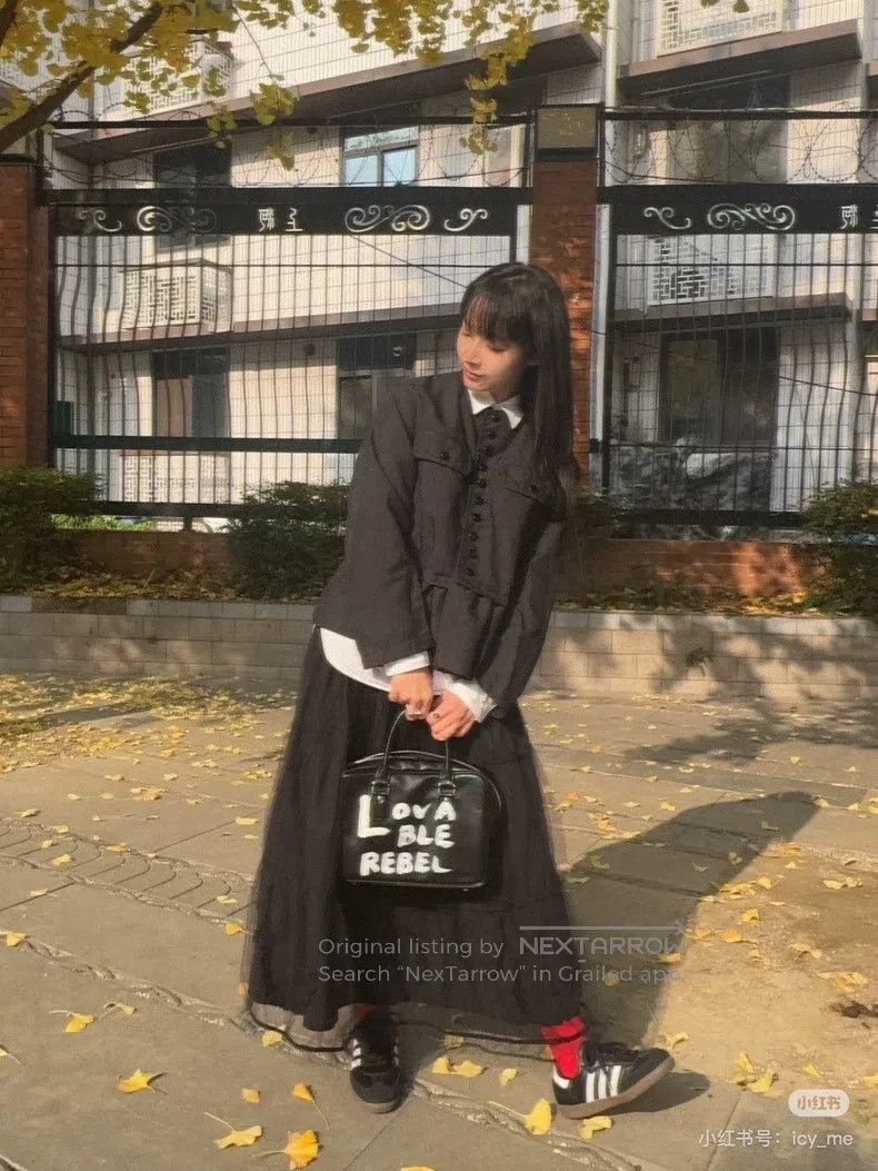 Comme des Garcons Comme Des Garcons Ruffled Little Jacket Black Polyester Sh Size S / US 4 / IT 40 - 6 Thumbnail