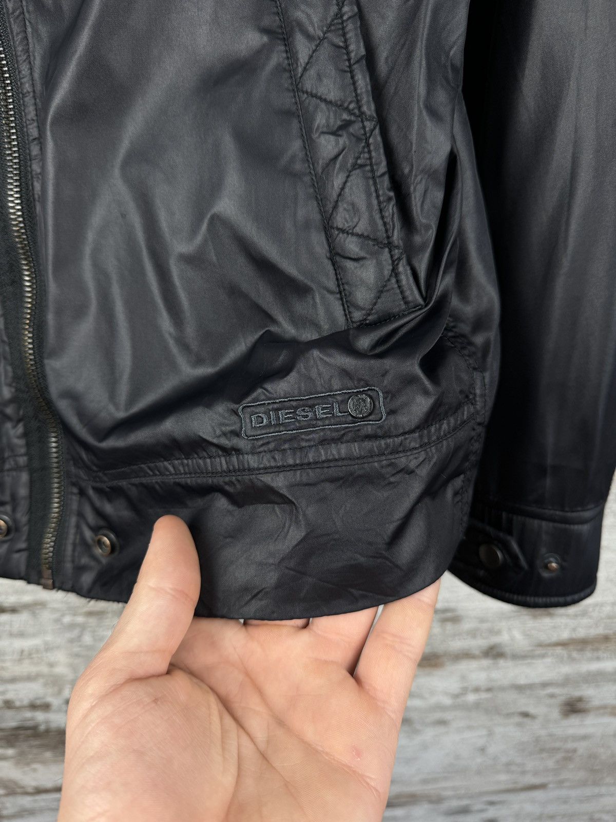 Diesel × Vintage Mens Vintage Diesel black jacket y2k streetwear rare hype Size US M / EU 48-50 / 2 - 3 Thumbnail