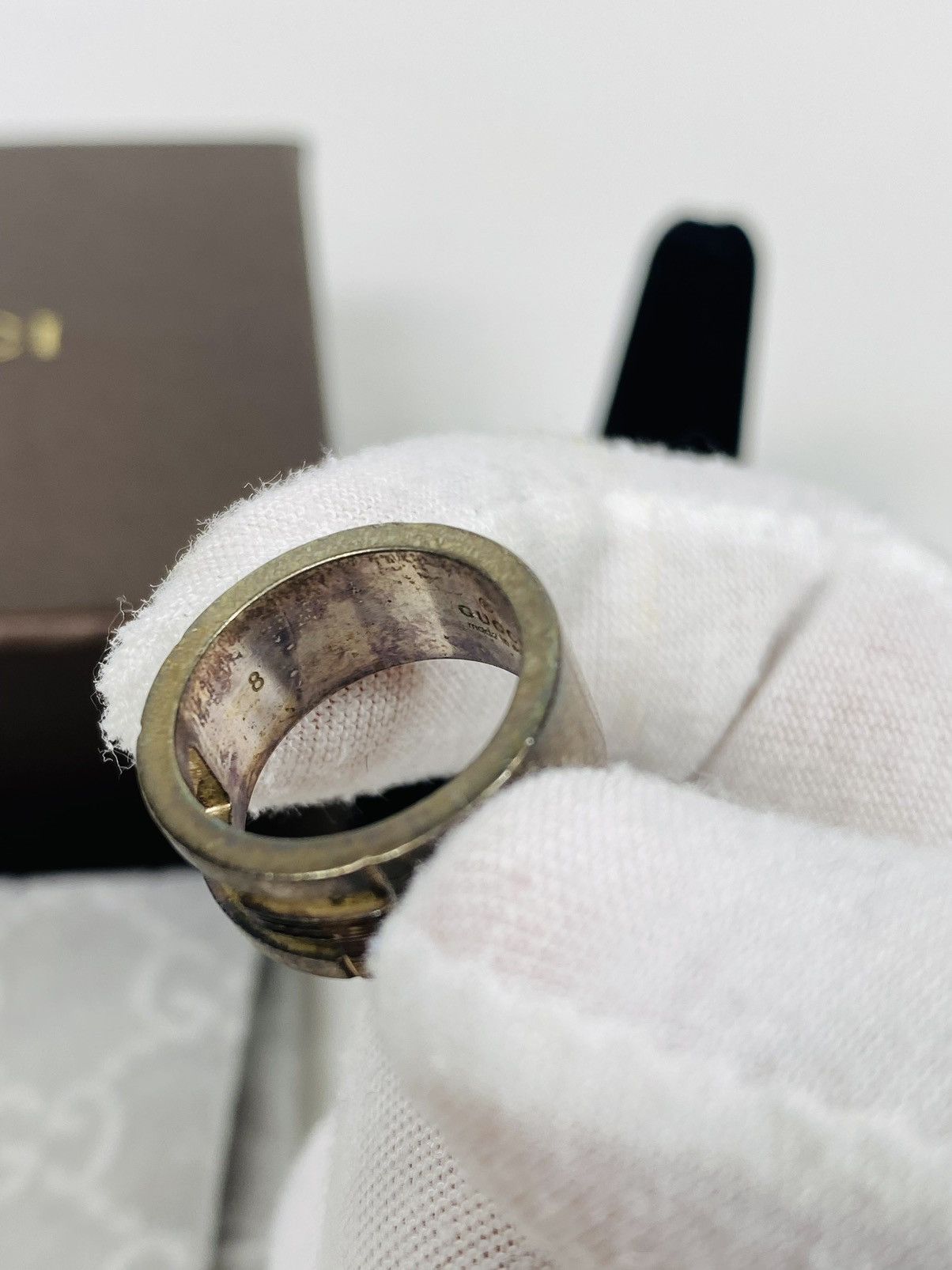 Gucci Gucci .925 Silver G Ring Size IT 8 Size ONE SIZE - 3 Thumbnail