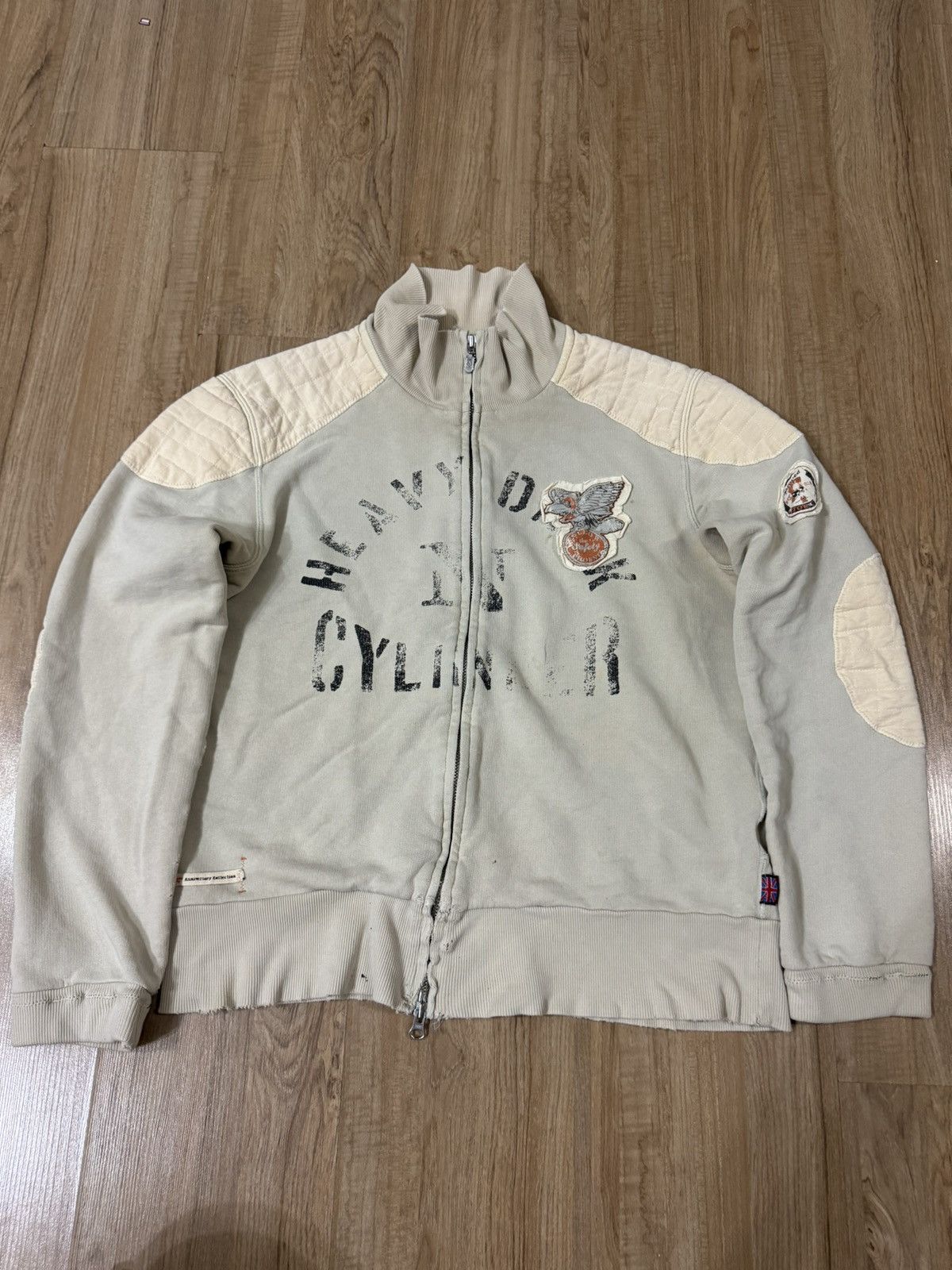 Belstaff × Vintage VINTAGE BELSTAFF DISTRESS STYLE 80th ANNIVERSARY SWEATER Size US L / EU 52-54 / 3 - 1 Thumbnail