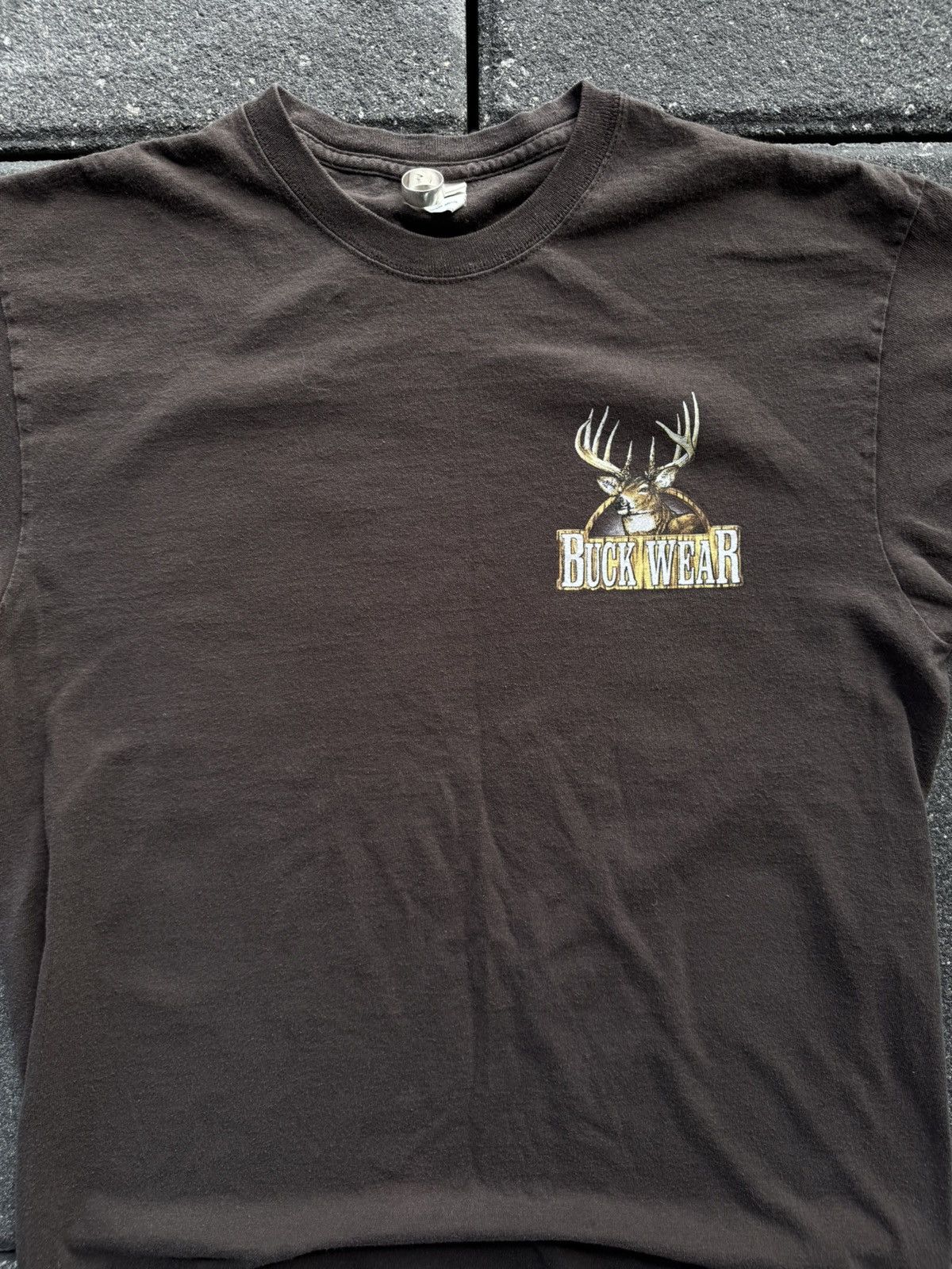 Fruit Of The Loom CRAZY Y2K BUCKWEAR FUNNY TEE Size US L / EU 52-54 / 3 - 3 Thumbnail