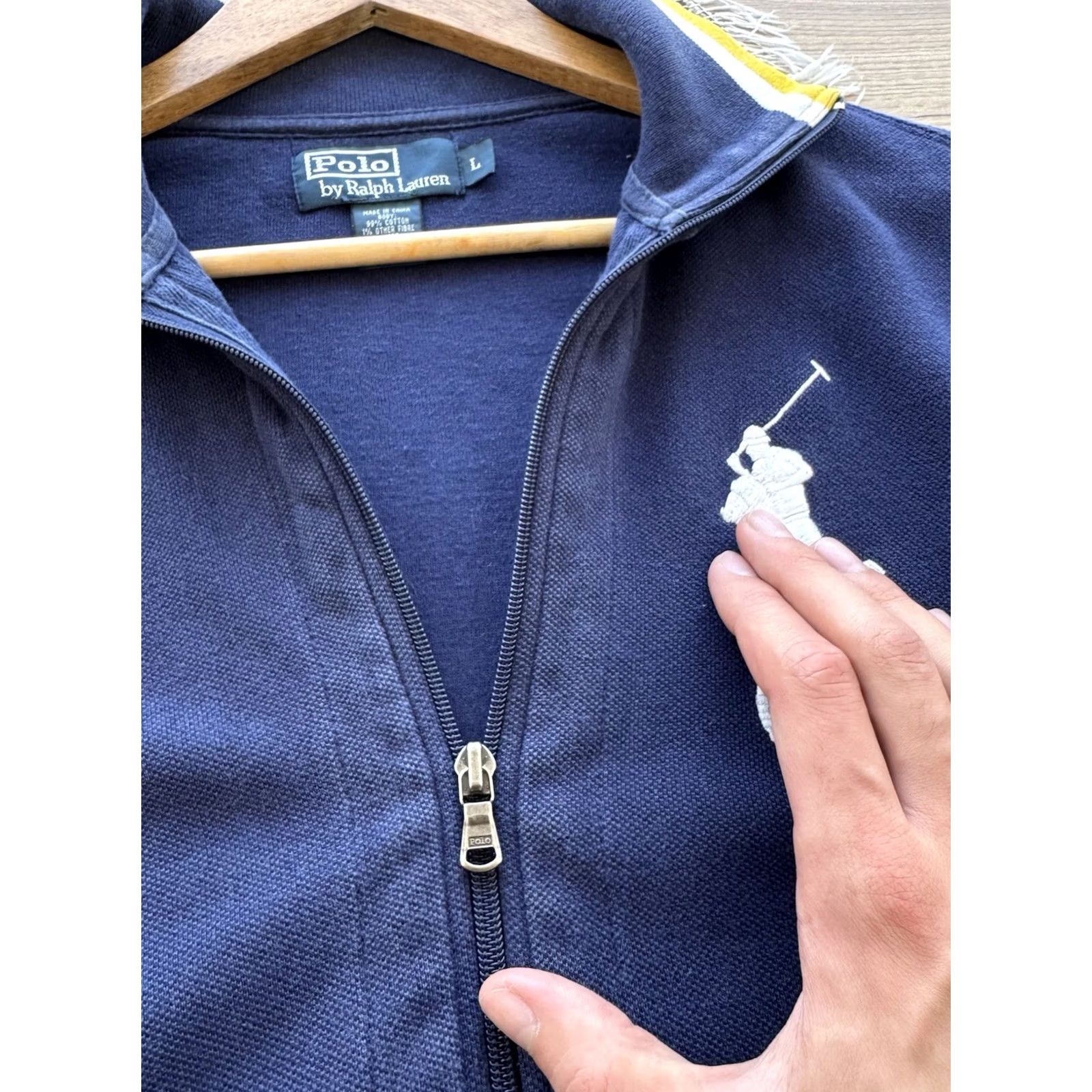 Polo Ralph Lauren VINTAGE Polo Ralph Lauren Sweatshirt Polo Ralph Lauren Logo BLUE Size L Men Size US L / EU 52-54 / 3 - 5 Thumbnail