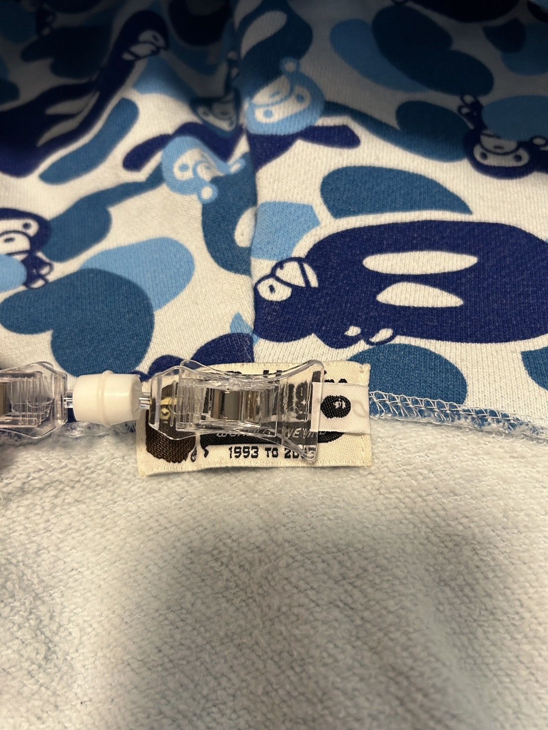 Bape OG Bape Baby Milo Camo Blue Full Zip Hoodie Size US S / EU 44-46 / 1 - 4 Thumbnail