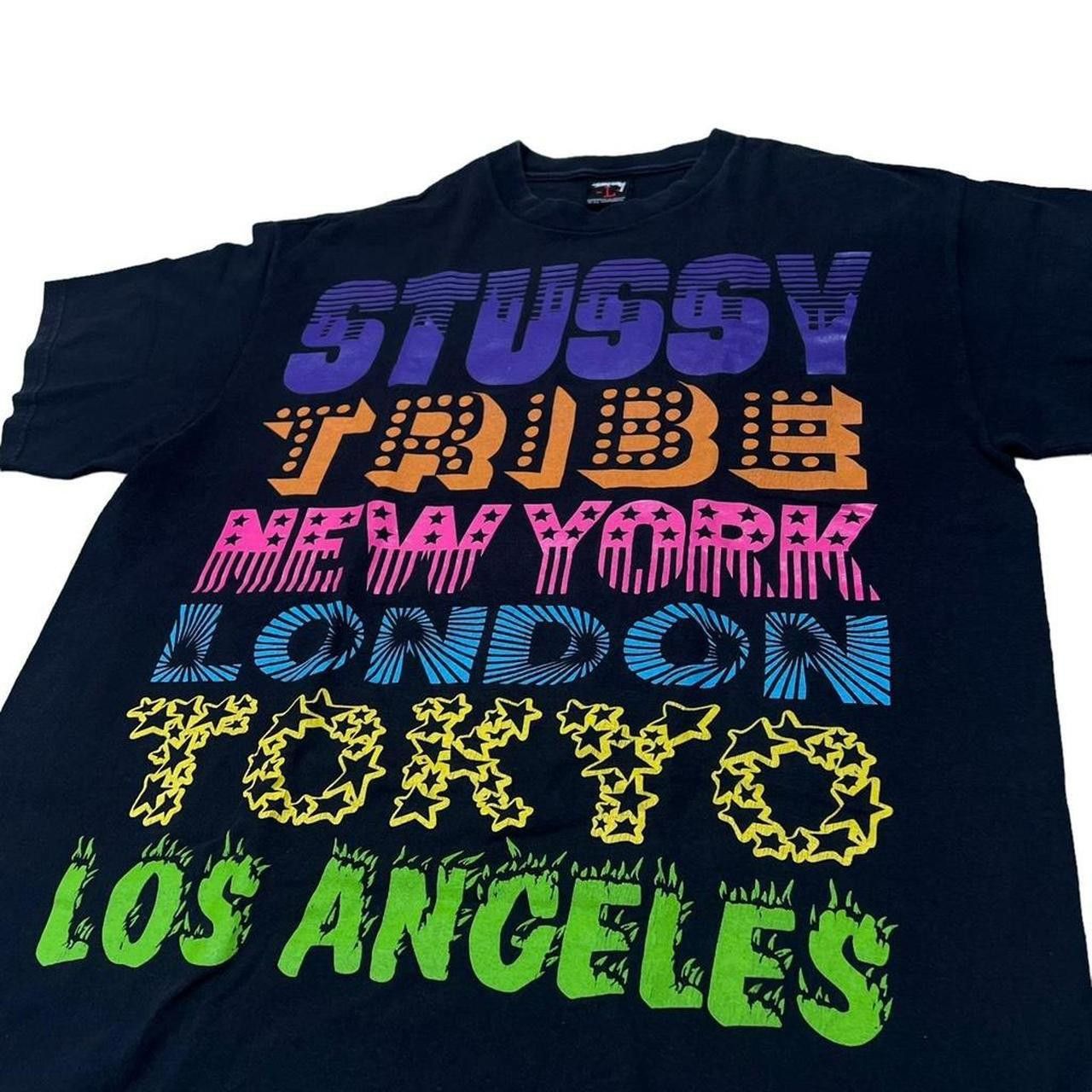 Stussy Vintage Stussy Tribe World Tour T-Shirt - Large Size US L / EU 52-54 / 3 - 2 Thumbnail