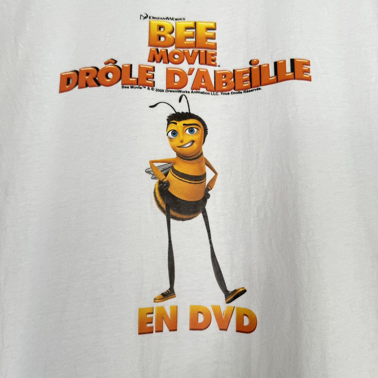 Vintage Vintage Early 00s Bee Movie Euro French Promo T Shirt Size US L / EU 52-54 / 3 - 3 Thumbnail