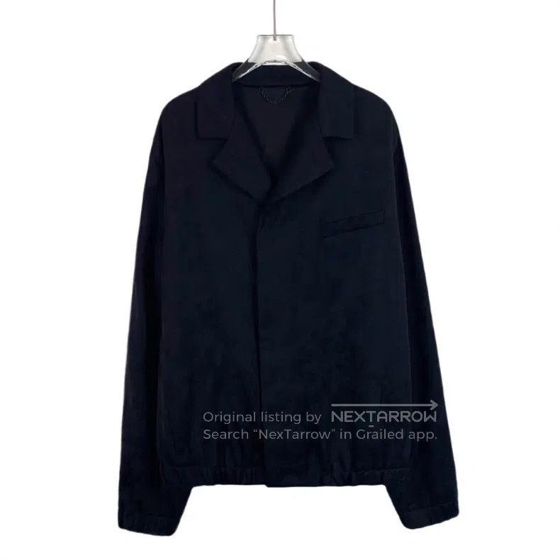 Louis Vuitton Louis Vuitton Black presbyopic full-print wool lapel zip j Size US XL / EU 56 / 4 - 1 Thumbnail