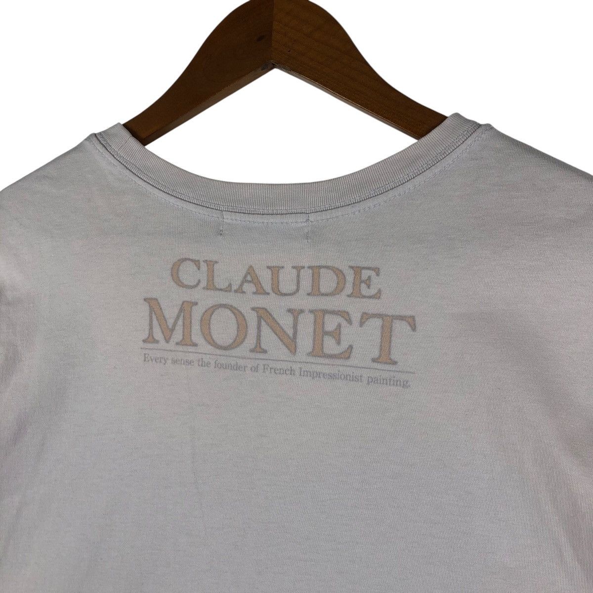 Vintage CLAUDE MONET Art Photoprint T-Shirt Size US M / EU 48-50 / 2 - 7 Thumbnail
