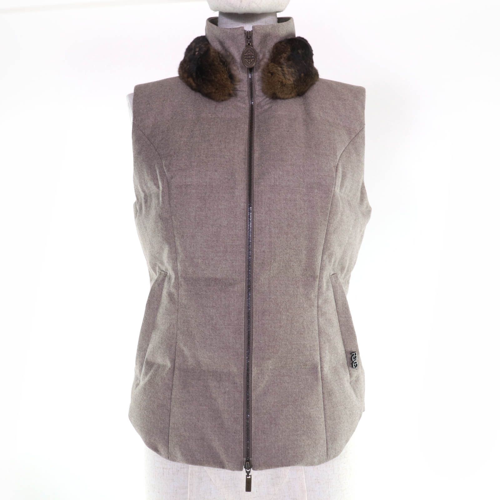 Other Other FOXEY Chinchilla Wool Down Vest Textile Outerwear 28968 DUTY FREE for USA Size ONE SIZE - 1 Thumbnail