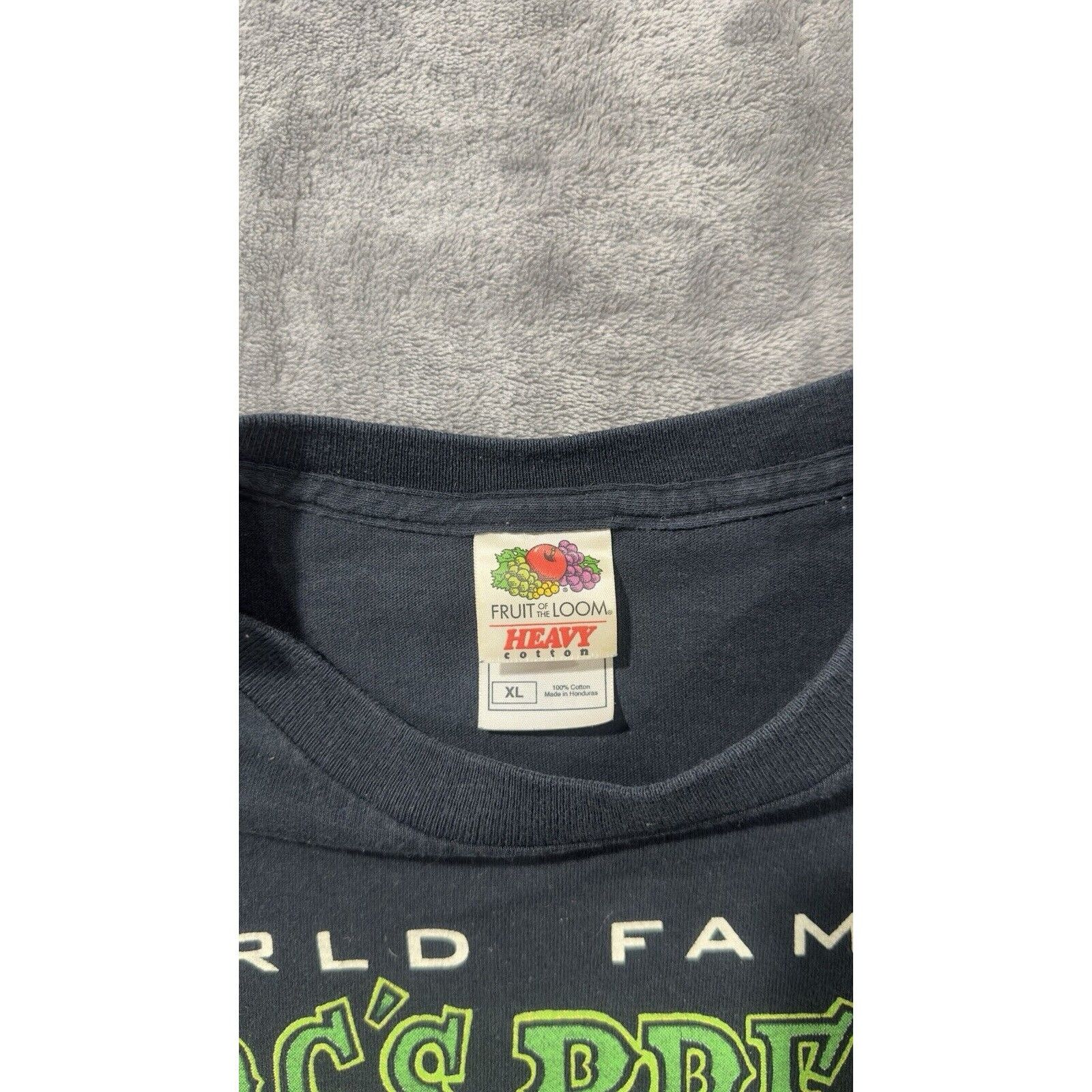 Fruit Of The Loom VTG Y2K Hog’s Breath Saloon Florida Mens Black Shirt Size XL Size US XL / EU 56 / 4 - 3 Thumbnail
