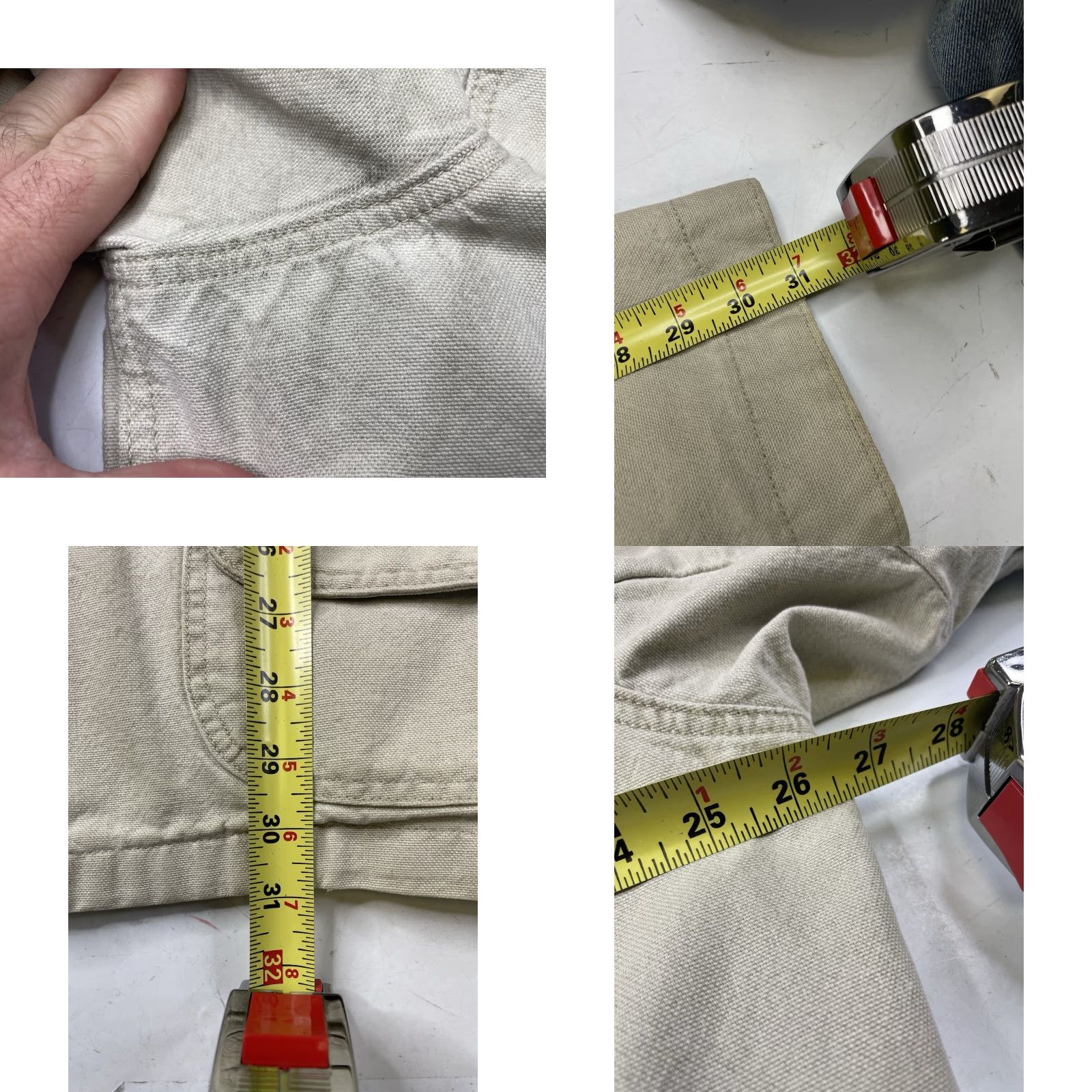 Vintage VINTAGE L.L. Bean Barn Chore Hunting Field Jacket Coat Flannel Liner Size Large Men Jacket Beige 90s American Size US L / EU 52-54 / 3 - 8 Thumbnail