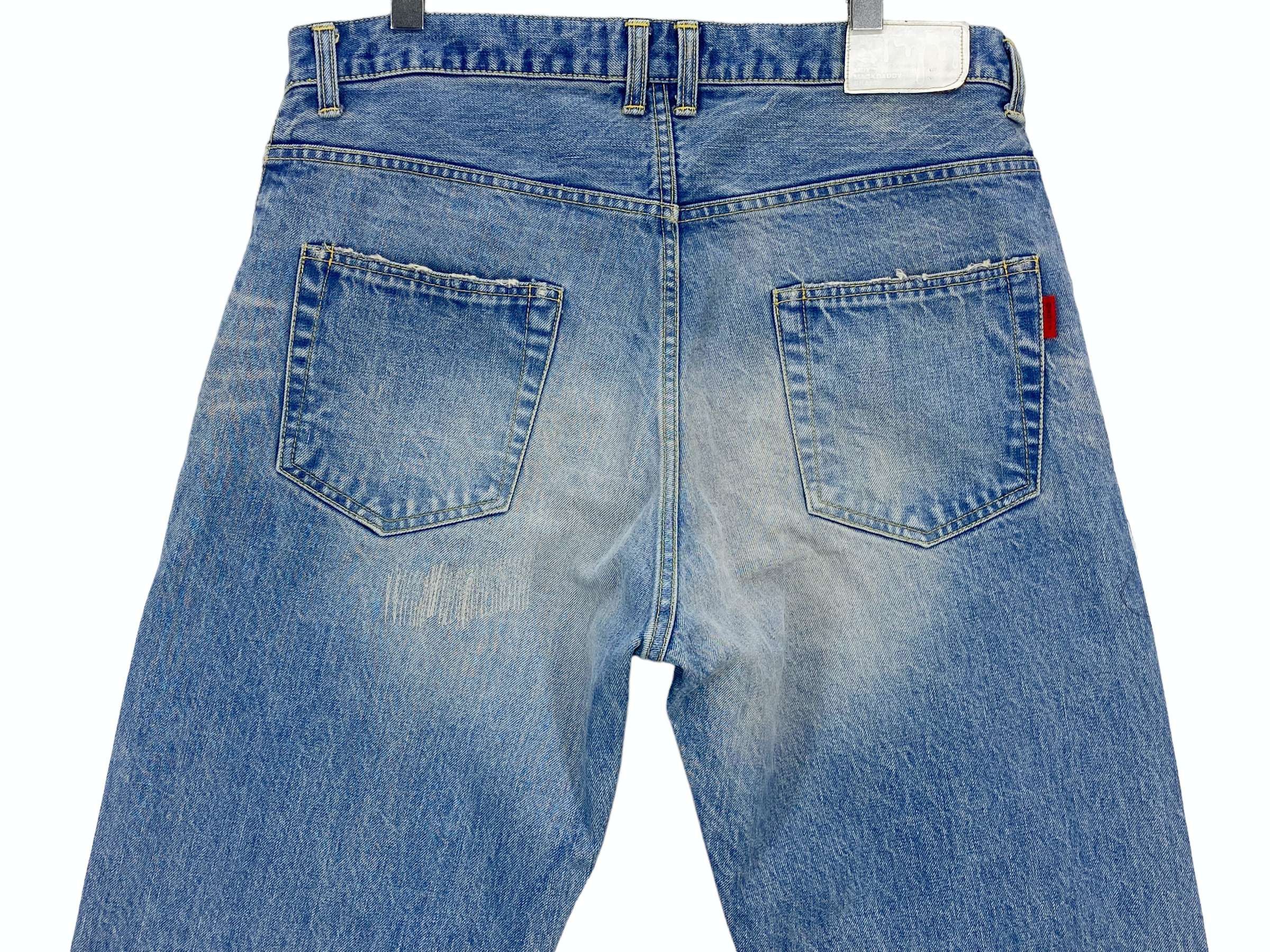 Japanese Brand Mack Daddy Hip Hop Baggy Light Wash Loose Jeans Size US 34 / EU 50 - 6 Thumbnail