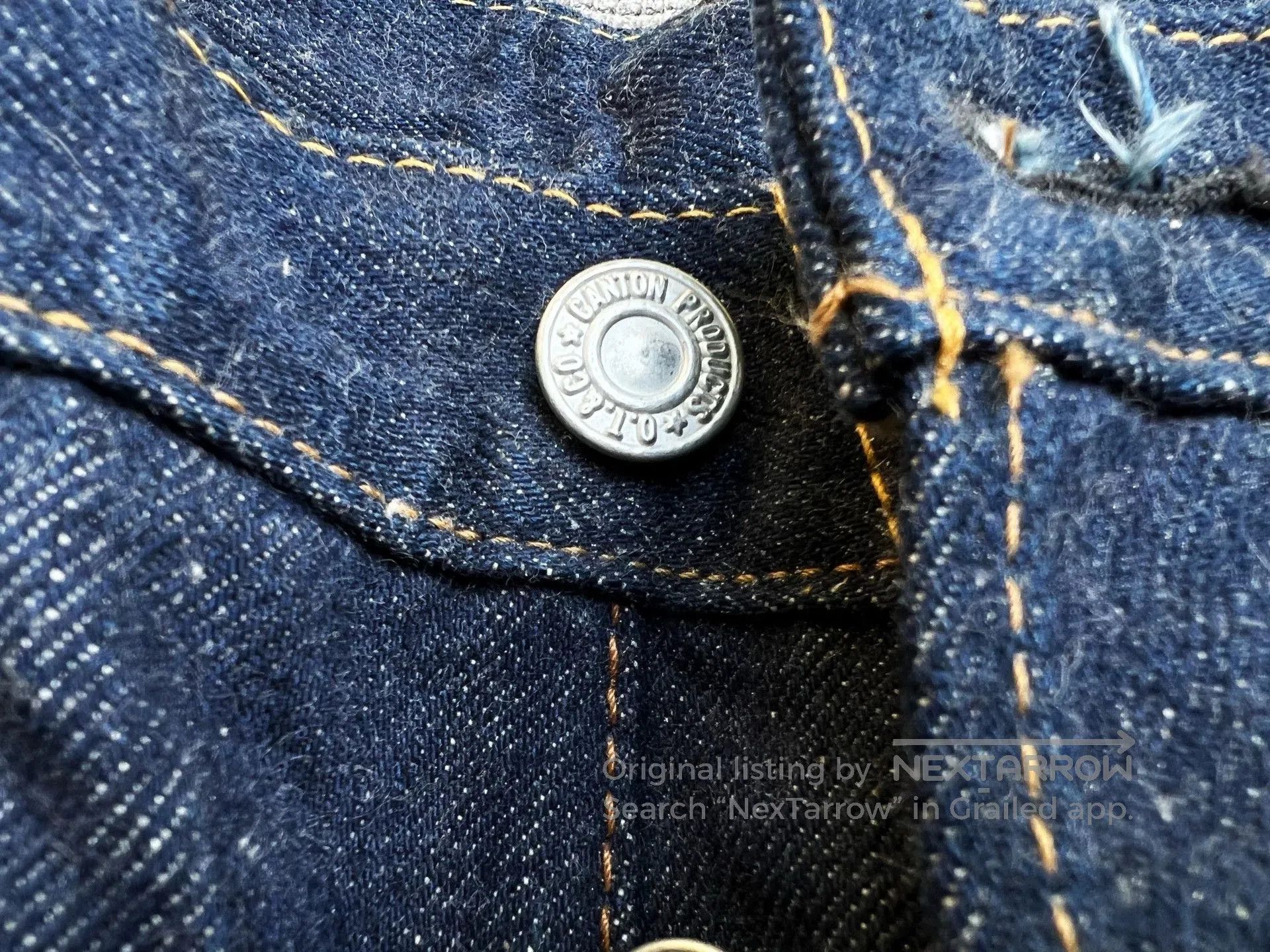 Japanese Brand Canton 504 Denim Jeans Limited Edition. Size US 32 / EU 48 - 3 Thumbnail