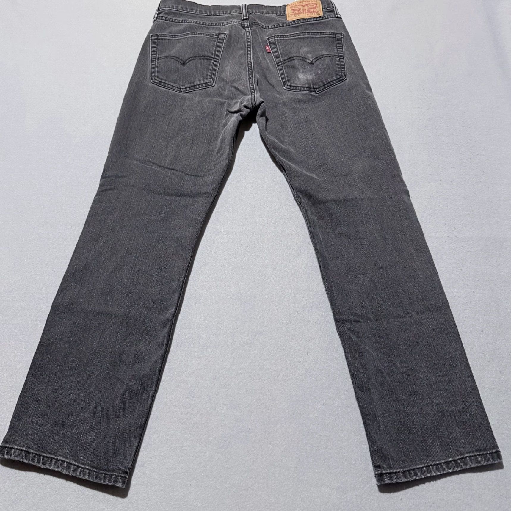 Levi's Levi's 514 Jeans Men Gray Denim Mid Rise Straight Pockets 32x30 Jeans Size US 32 / EU 48 - 2 Thumbnail