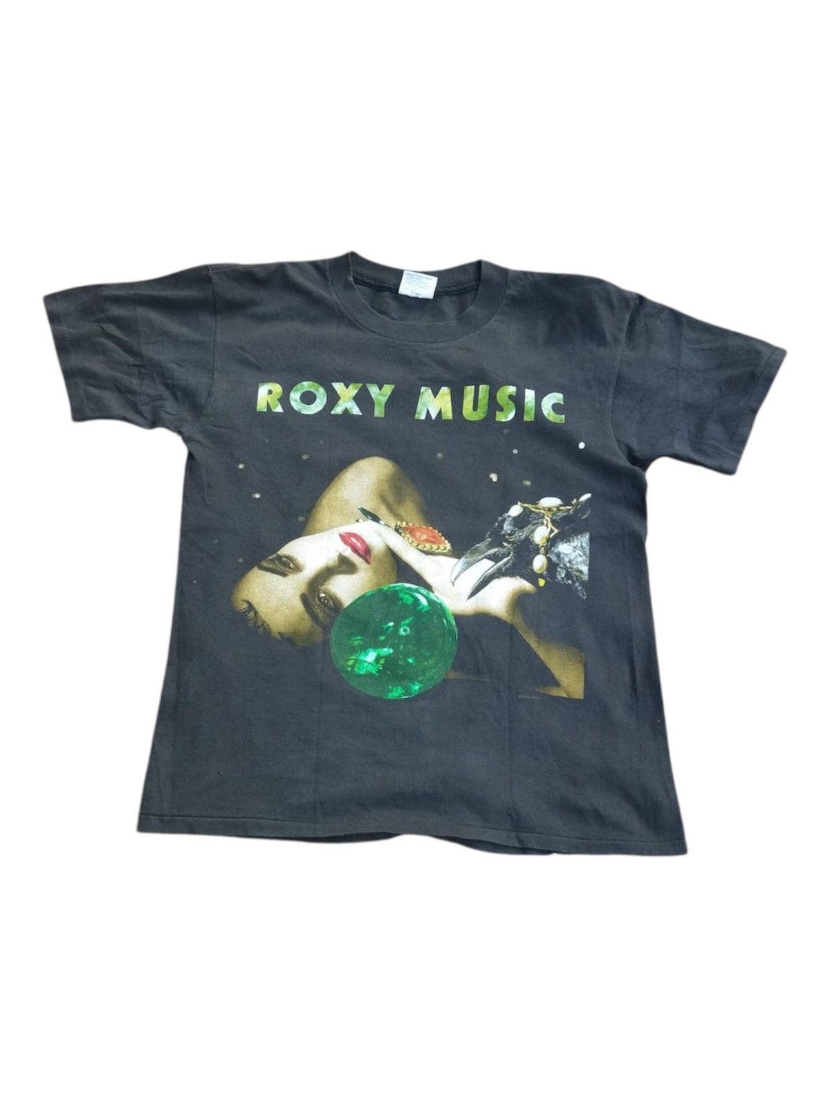 Vintage Roxy Music British Punk Rock T-Shirt Black
