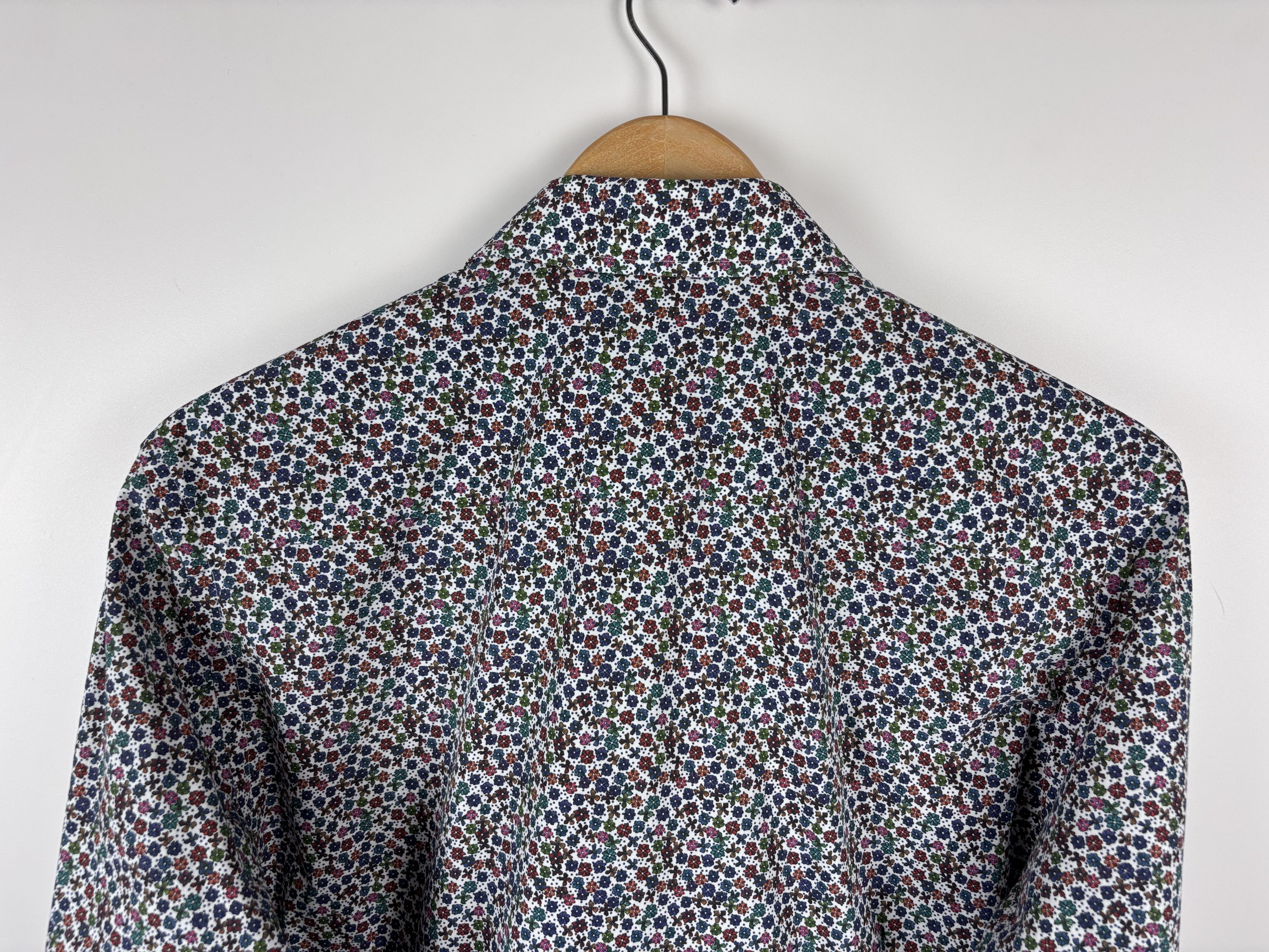 Eton Eton Floral Slim Fit Long Sleeve Button Shirt 40 15 3/4 Size US M / EU 48-50 / 2 - 5 Thumbnail