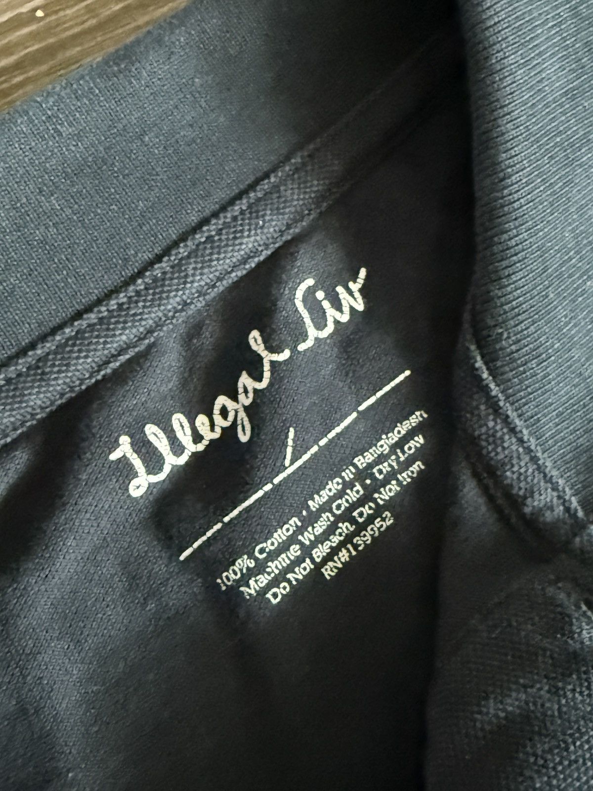 Illegal Civilization Navy logo polo Size US L / EU 52-54 / 3 - 3 Thumbnail