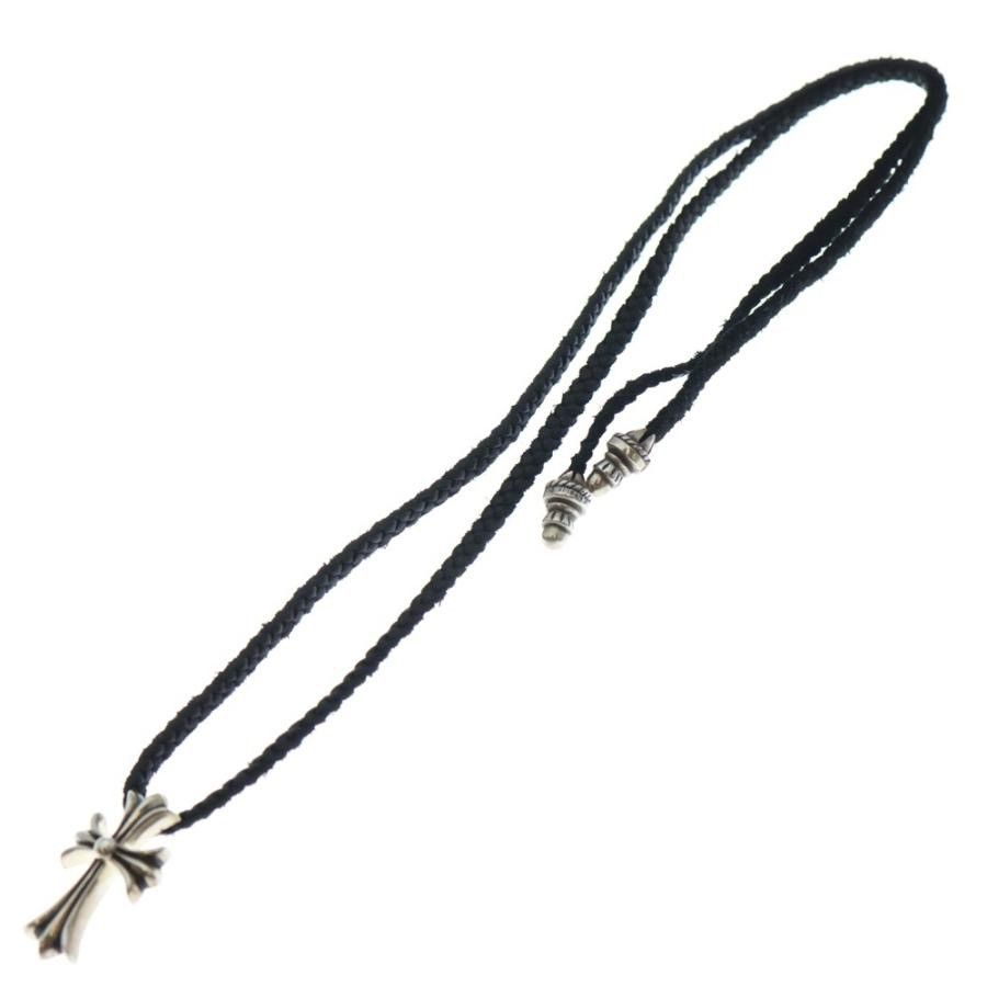 Chrome Hearts Chrome Hearts CH Cross Leather Braid PENDANT Necklace Size ONE SIZE - 2 Thumbnail