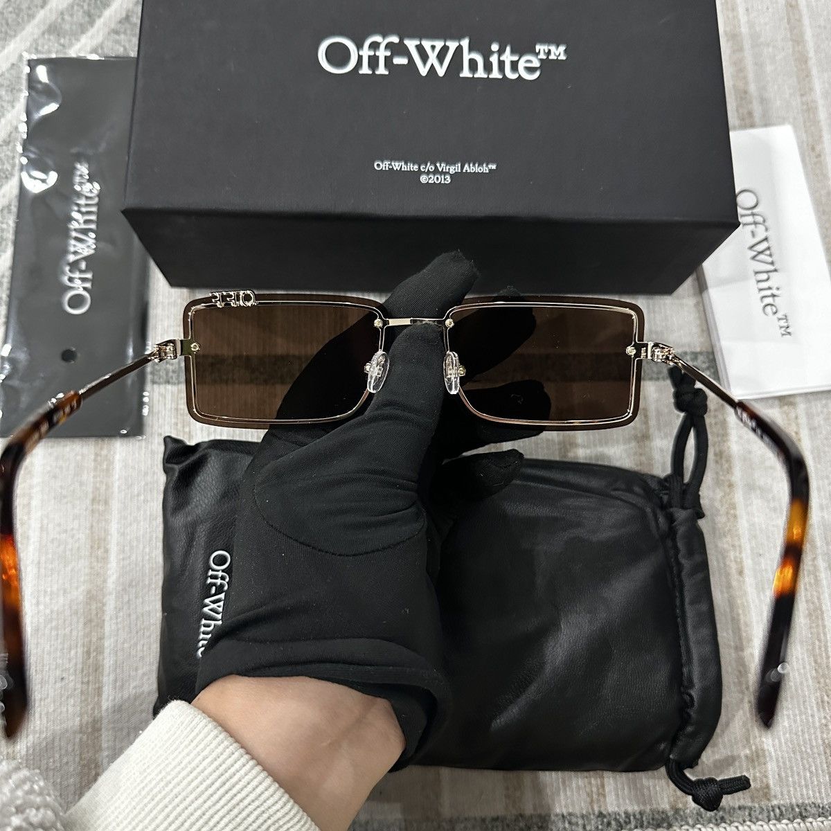 Off-White NEW SS25 OFF WHITE TAMPA SUNGLASSES Size ONE SIZE - 5 Thumbnail