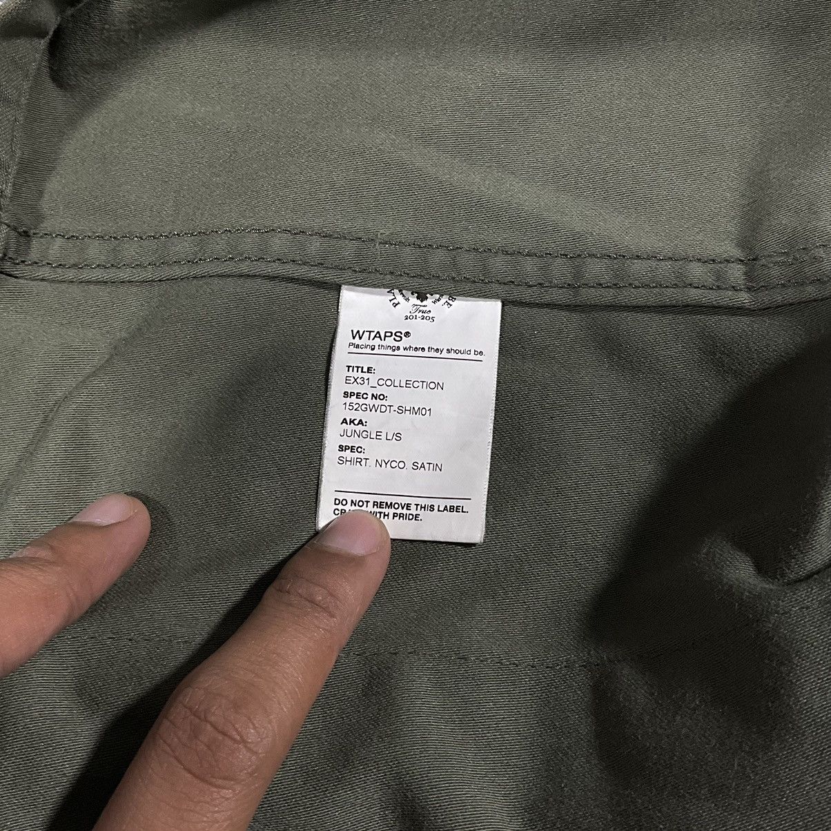 Wtaps WTAPS JUNGLE L/S SHIRT. NYCO. SATIN 15AW Size US L / EU 52-54 / 3 - 7 Thumbnail