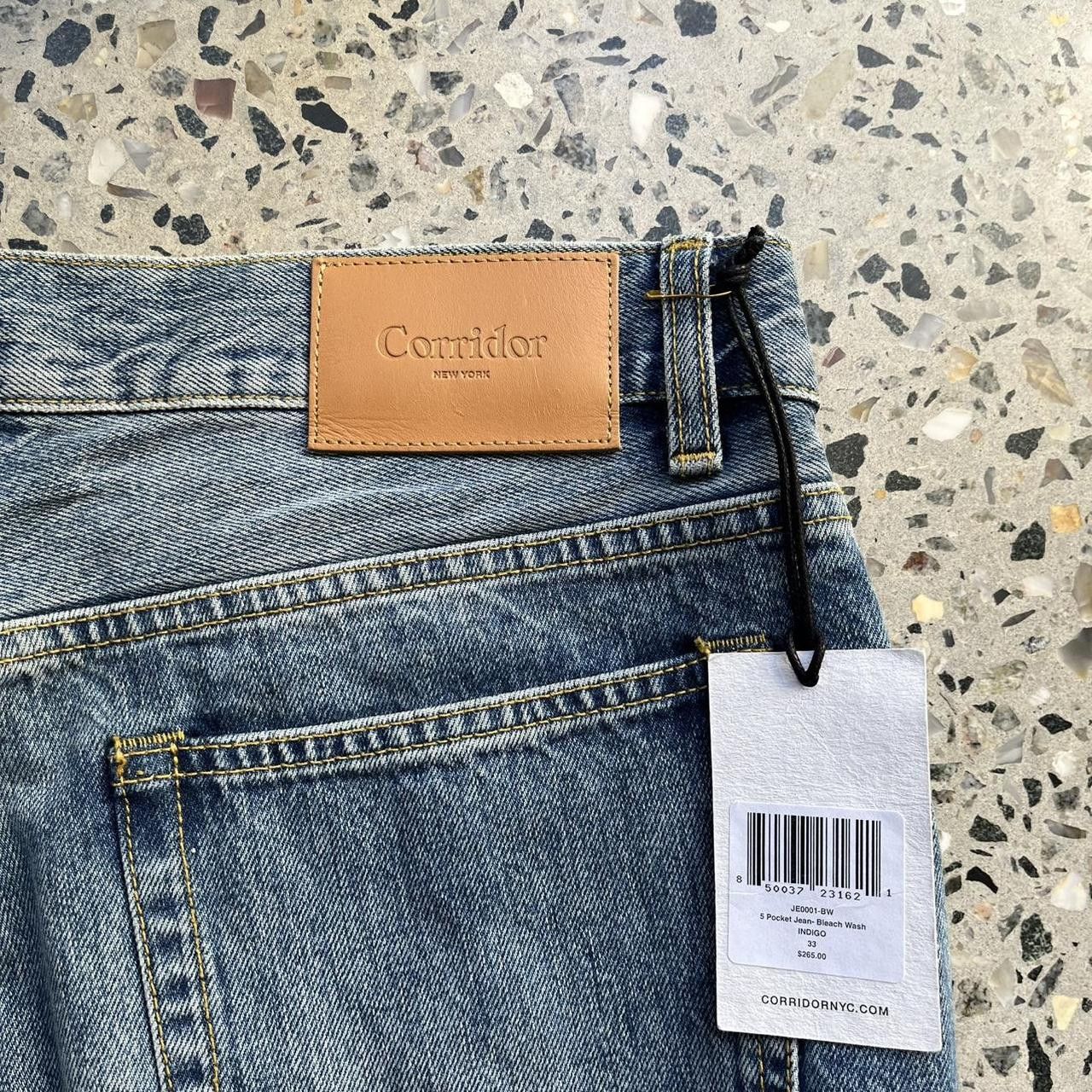 Corridor Bleach Wash Selvedge Denim Jeans Size US 33 - 4 Thumbnail
