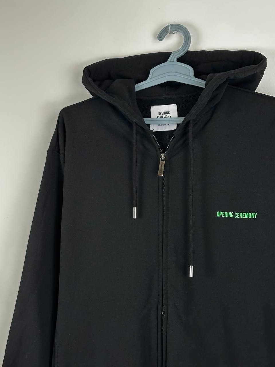Opening Ceremony Opening Ceremony Logo Oversized Zip Hoodie Black Size US L / EU 52-54 / 3 - 1 Thumbnail