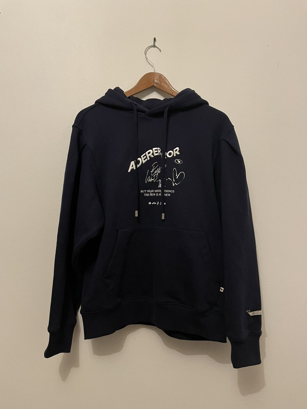 Ader Error Ader Error Embroidered Logo Hoodie Size US S / EU 44-46 / 1 - 1 Thumbnail