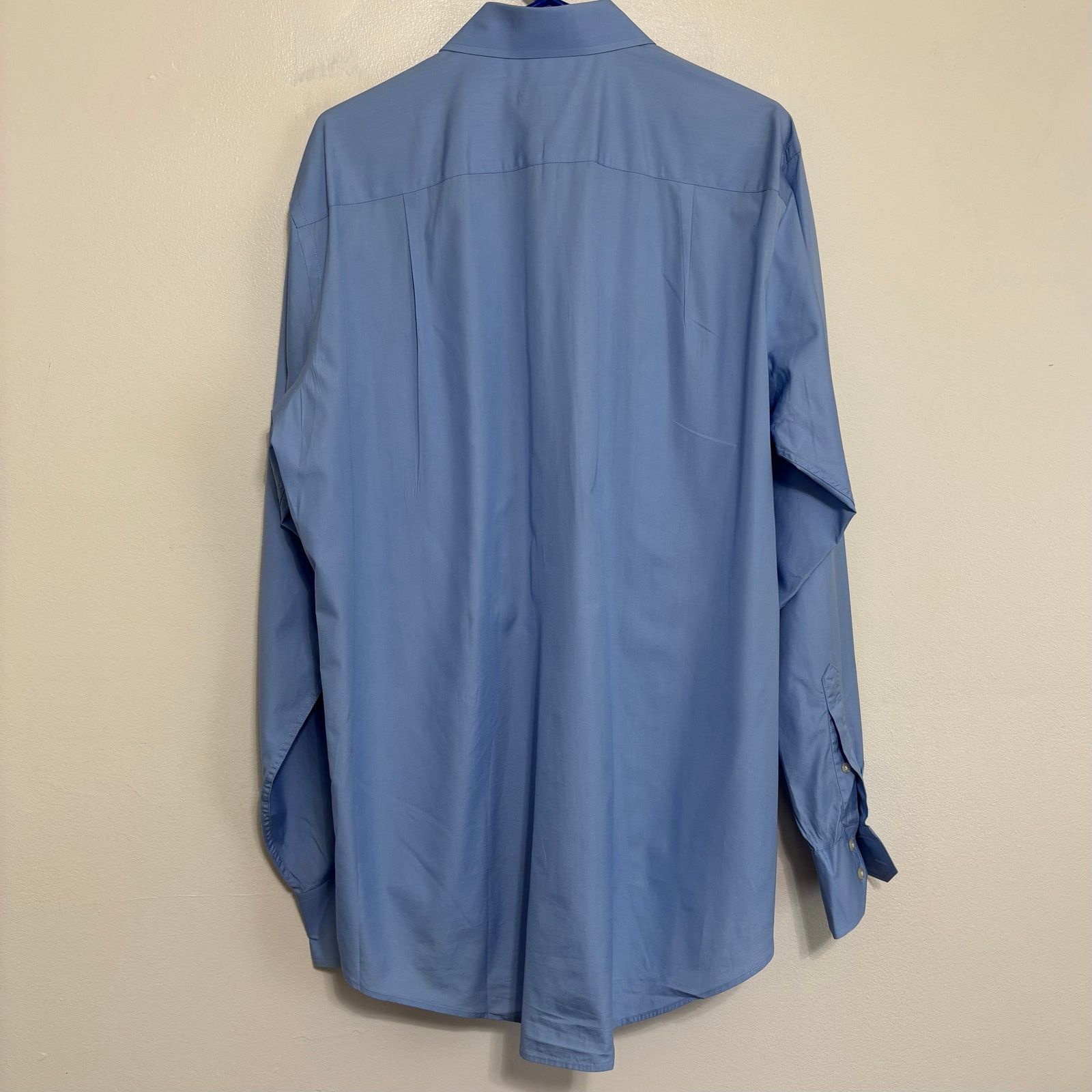 Sean John Sean John Blue Cotton Long Sleeve Dress Shirt Men’s Large Size US L / EU 52-54 / 3 - 2 Thumbnail
