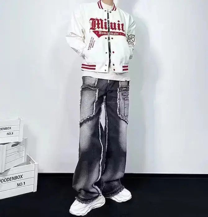 Japanese Brand × Jean Opium Cargo Stack Denim Jeans, Utility Washed Jeans Size US 34 / EU 50 - 2 Thumbnail