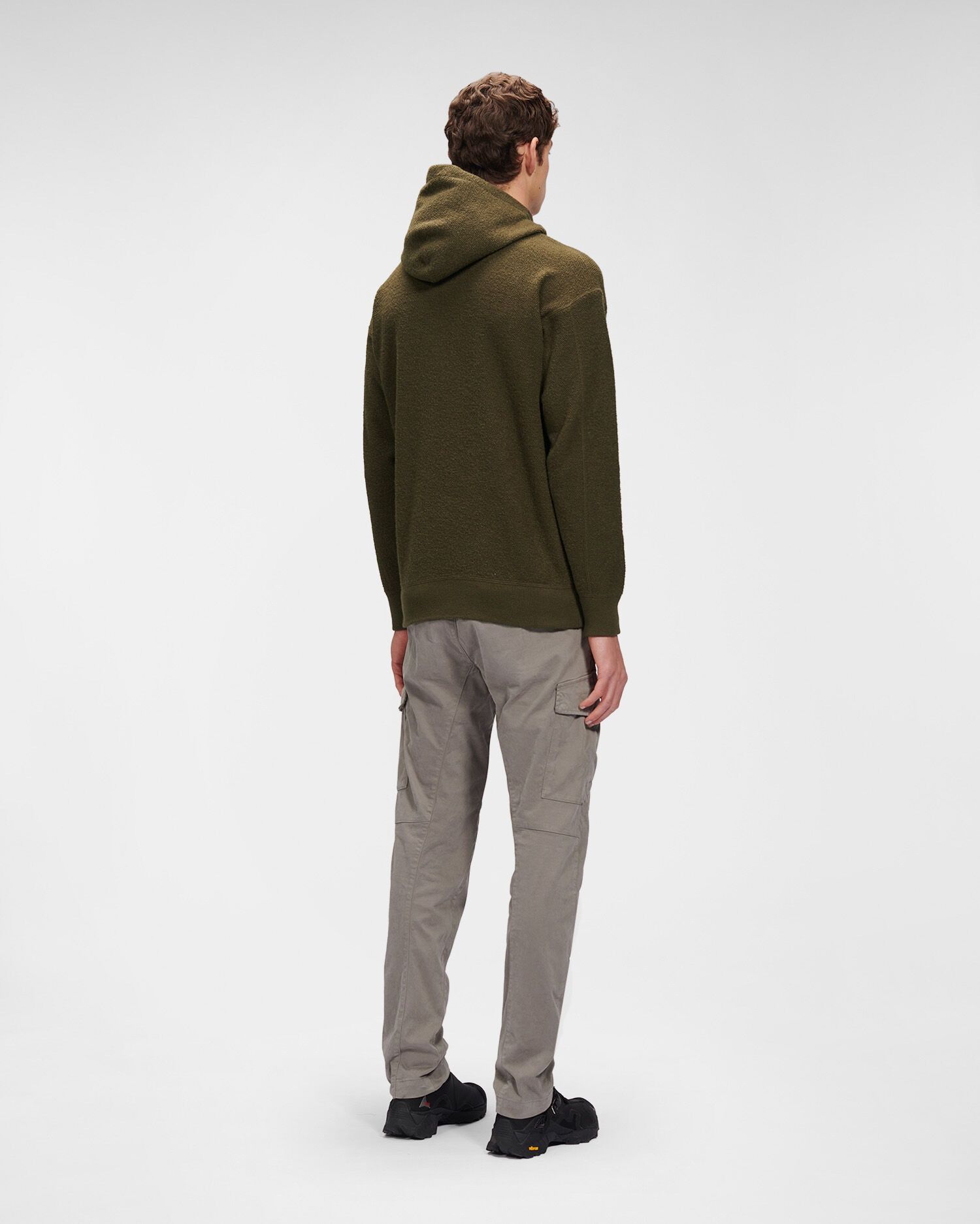 C.P. Company o1y1224 Hooded Sweater in Military Green Size US S / EU 44-46 / 1 - 7 Thumbnail