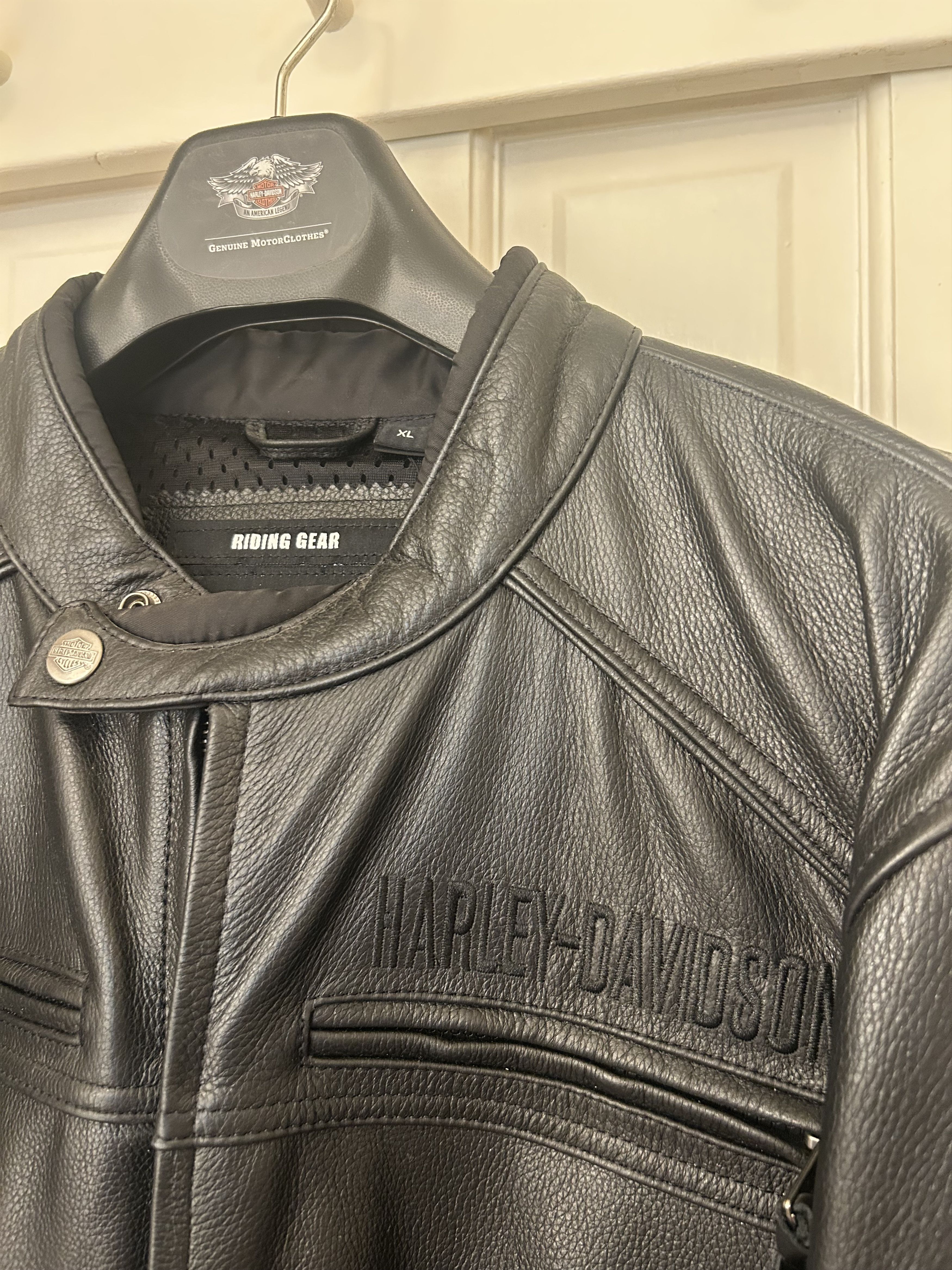 Harley Davidson XL Harley Davidson leather riding jacket Size US XL / EU 56 / 4 - 2 Thumbnail