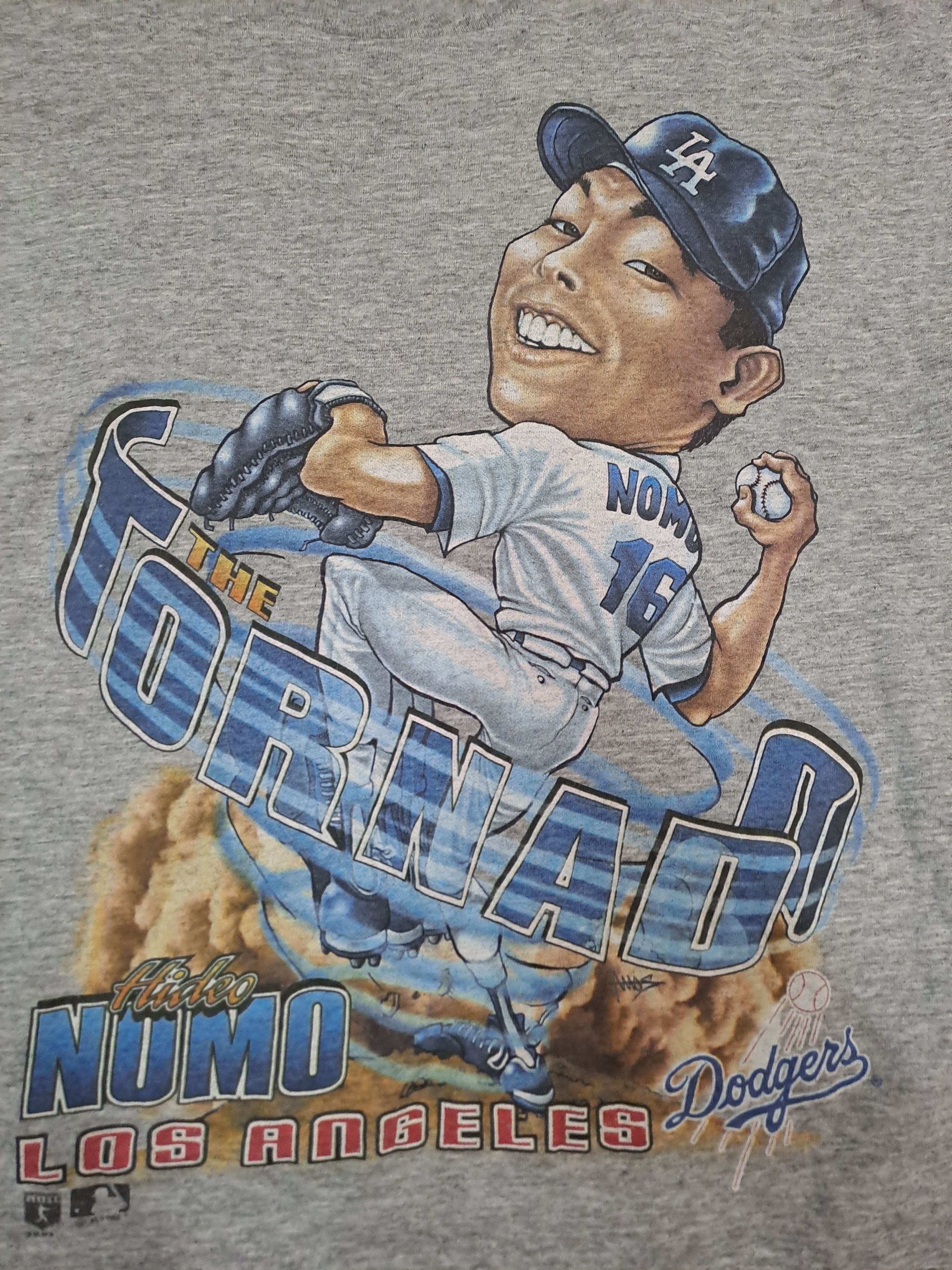 MLB × Vintage Vintage MLB LA Dodgers Hideo Nomo Caricature Size US L / EU 52-54 / 3 - 2 Thumbnail