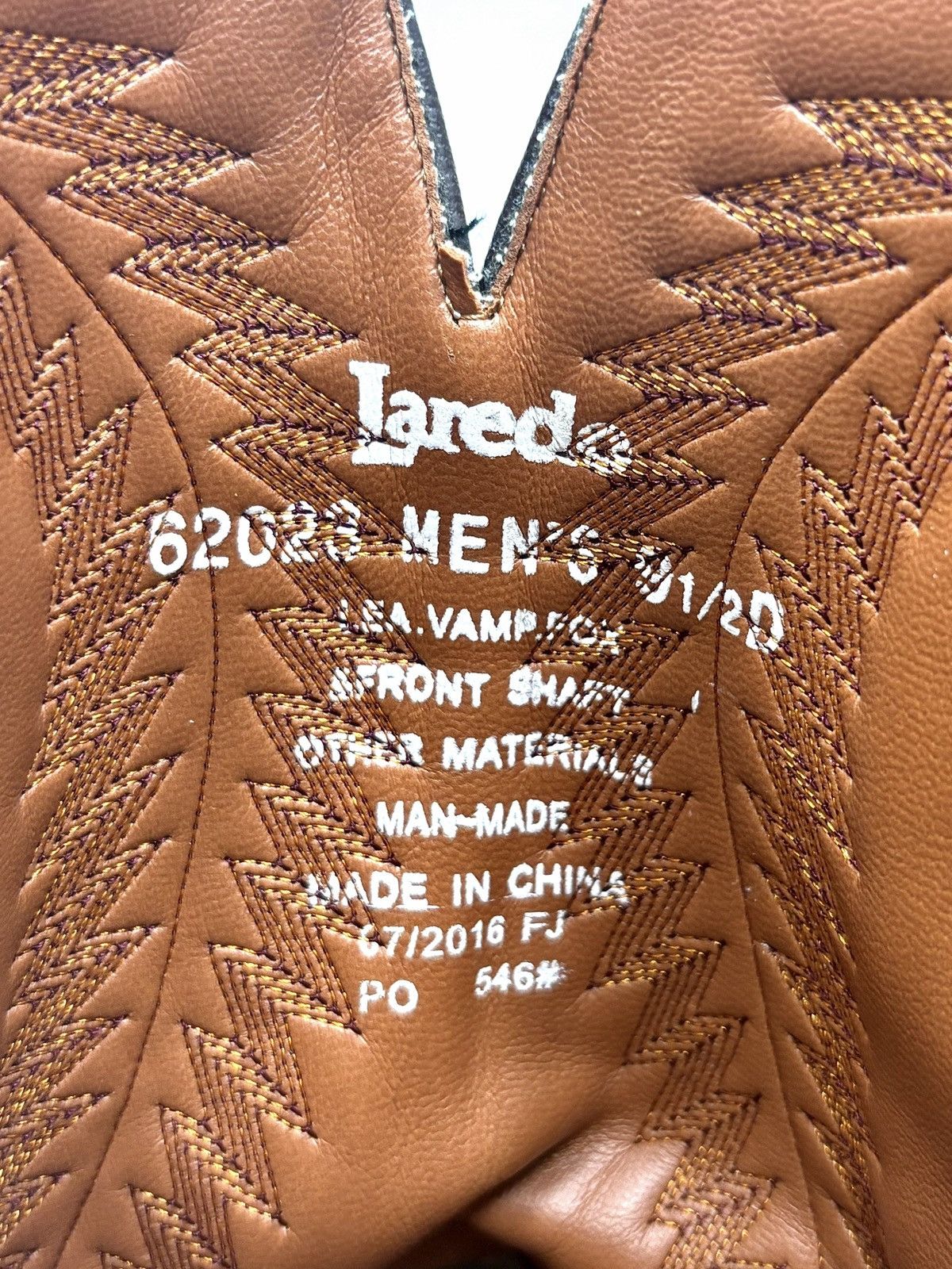 Genuine Leather Laredo Knoxville Embroidered Buckaroo Cowboy Boots Size US 9.5 / EU 42-43 - 13 Thumbnail