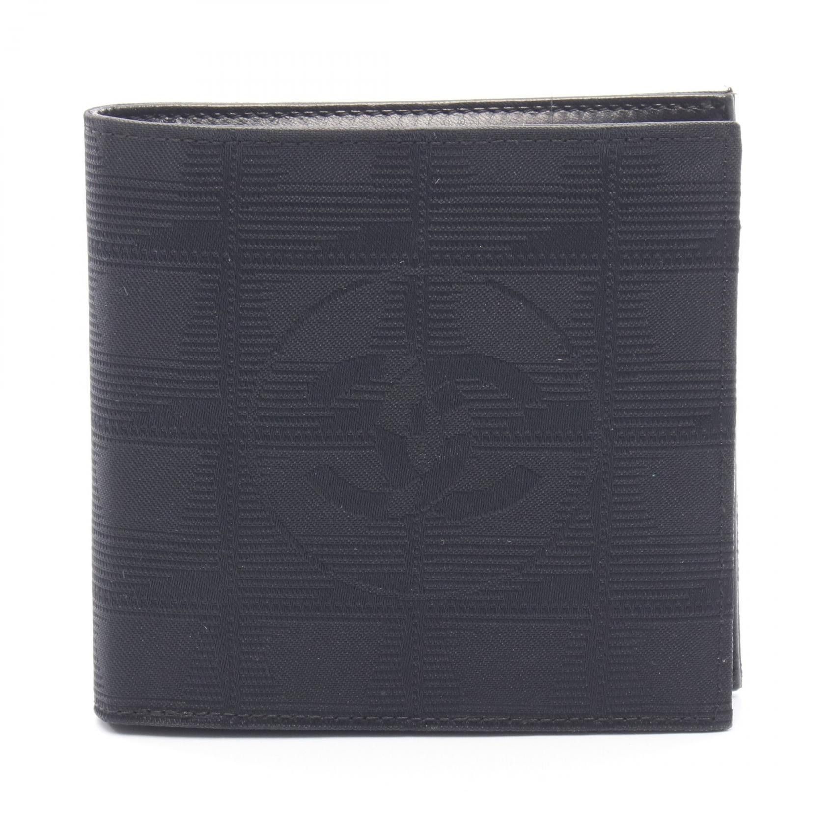 Chanel Chanel Chanel New Travel Line Leather Nylon Canvas Wallet Leather Short Wallet DUTY FREE for USA Size ONE SIZE - 1 Thumbnail