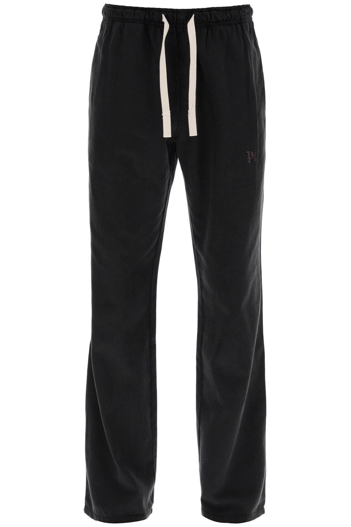 image of Palm Angels Wide-Legged Travel Pants For Comfortable in Nero, Men's (Size 32)