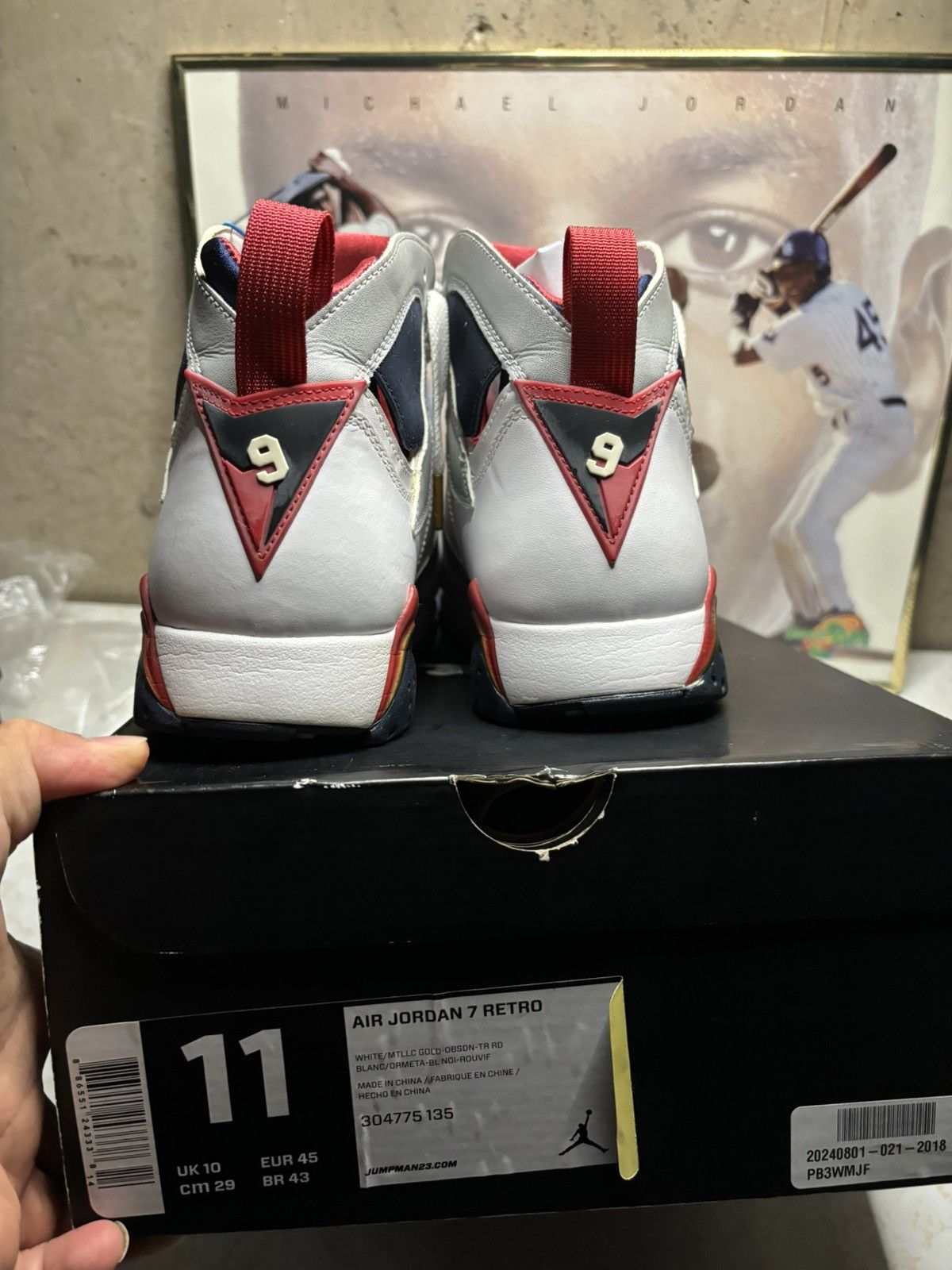 Jordan Brand Air Jordan 7 Retro 2012 Olympic 2012 Size US 11 / EU 44 - 7 Thumbnail