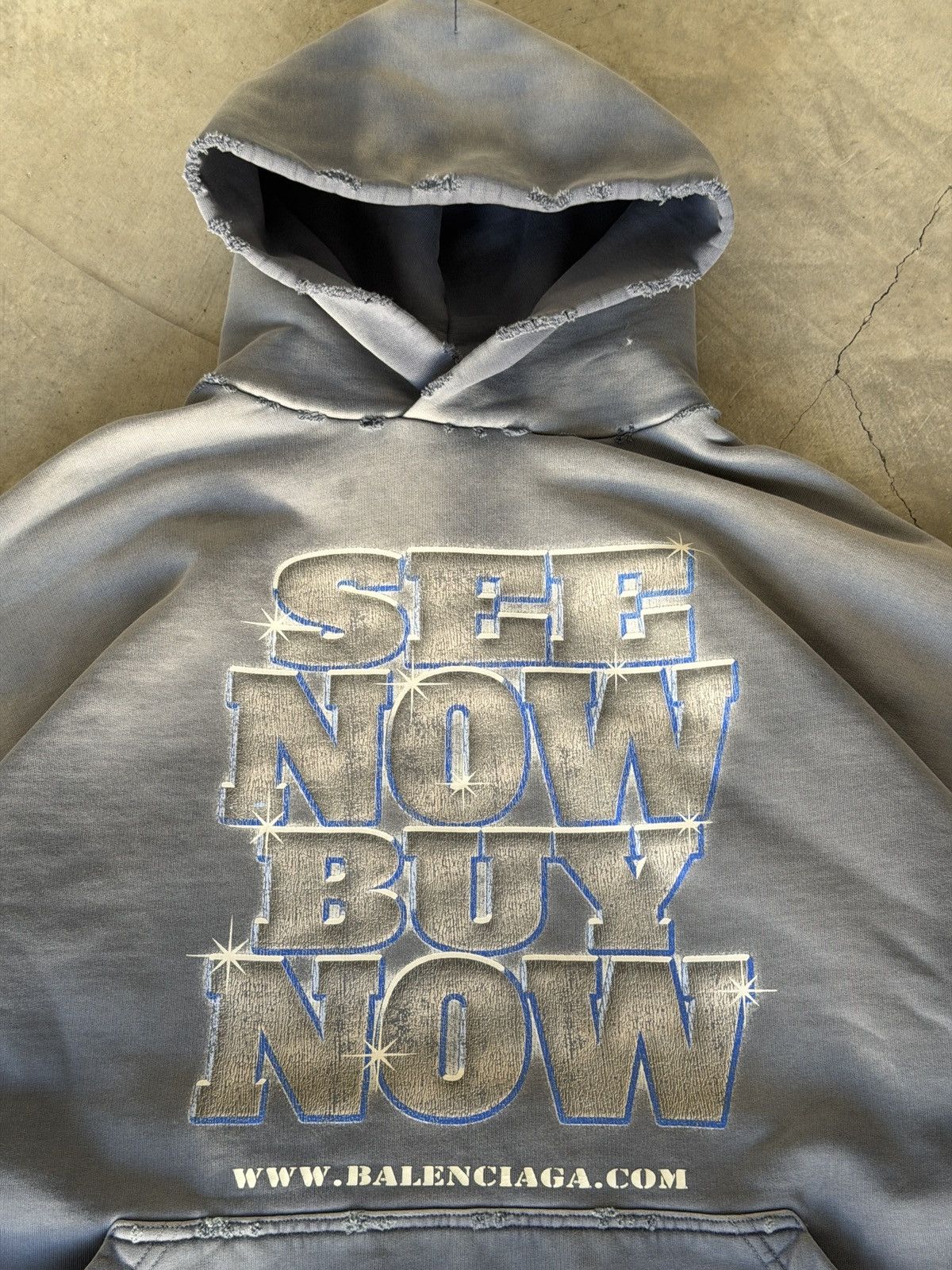 Balenciaga SOLD**Balenciaga “see now buy now” hoodie Size US XXL / EU 58 / 5 - 2 Thumbnail