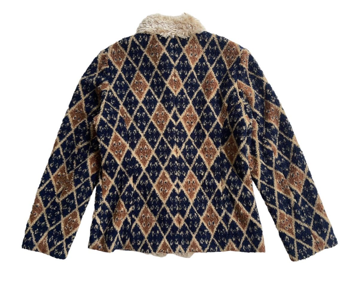 Michel Klein Michel Klein Faux Fur Mandarin Jacket Size S / US 4 / IT 40 - 5 Thumbnail
