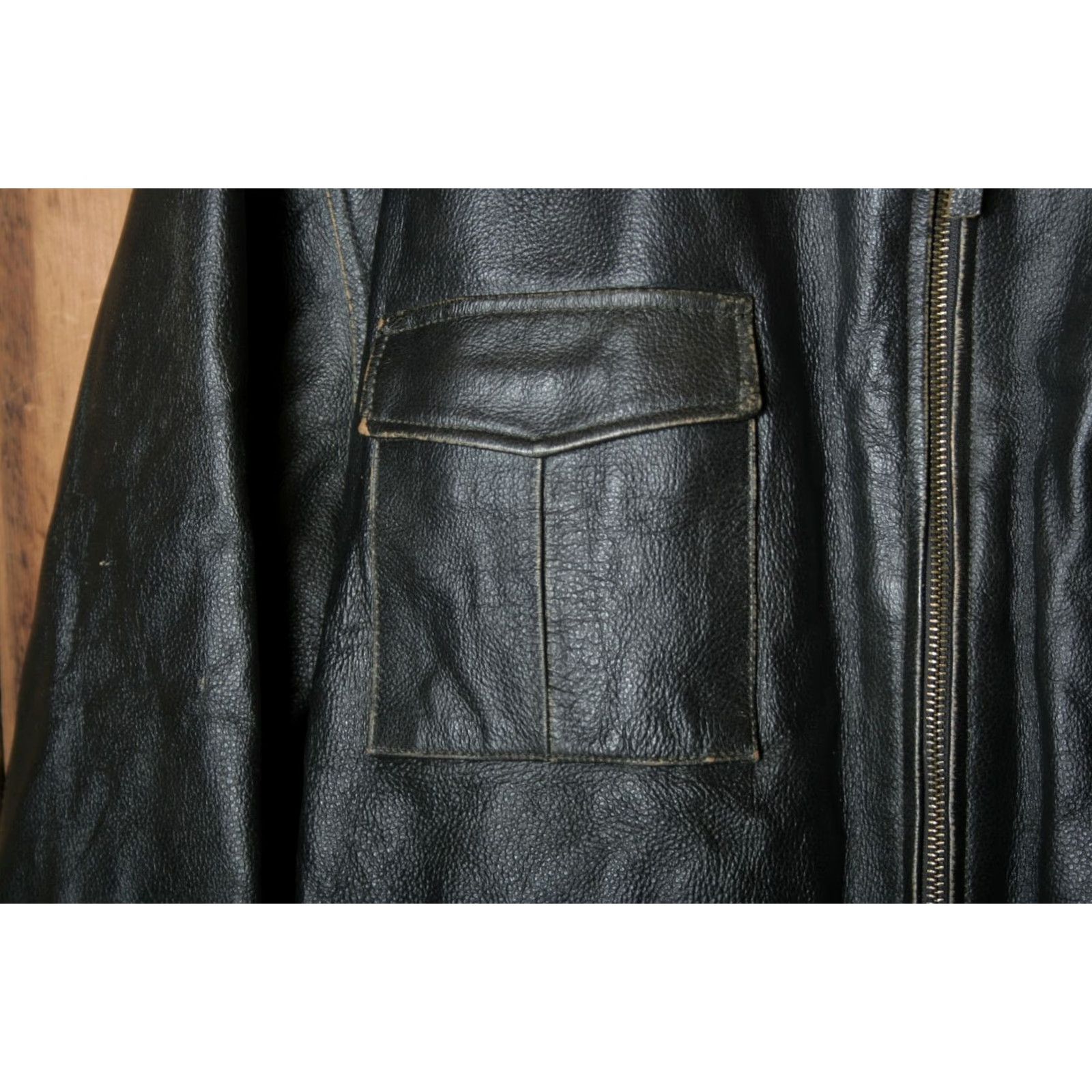 Vintage Decoded Brown Leather Fleece Lined Motorcycle Jacket Men's XL Size Brown Leather Jacket Mens XL Decoded Motorcycle Jacket Size US XL / EU 56 / 4 - 3 Thumbnail