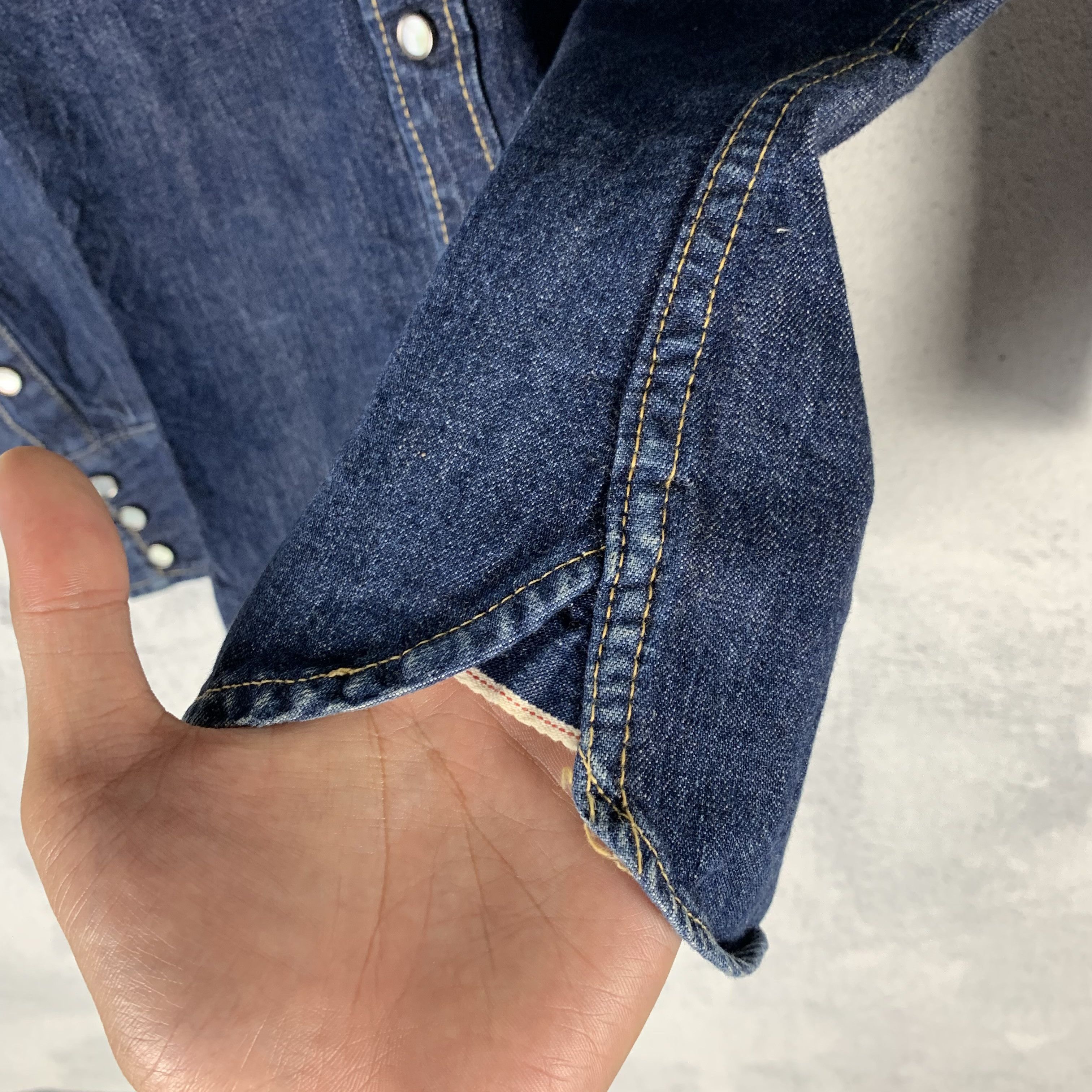 The Flat Head The Flat Head Denim Western Shirt Size US XS / EU 42 / 0 - 8 Thumbnail