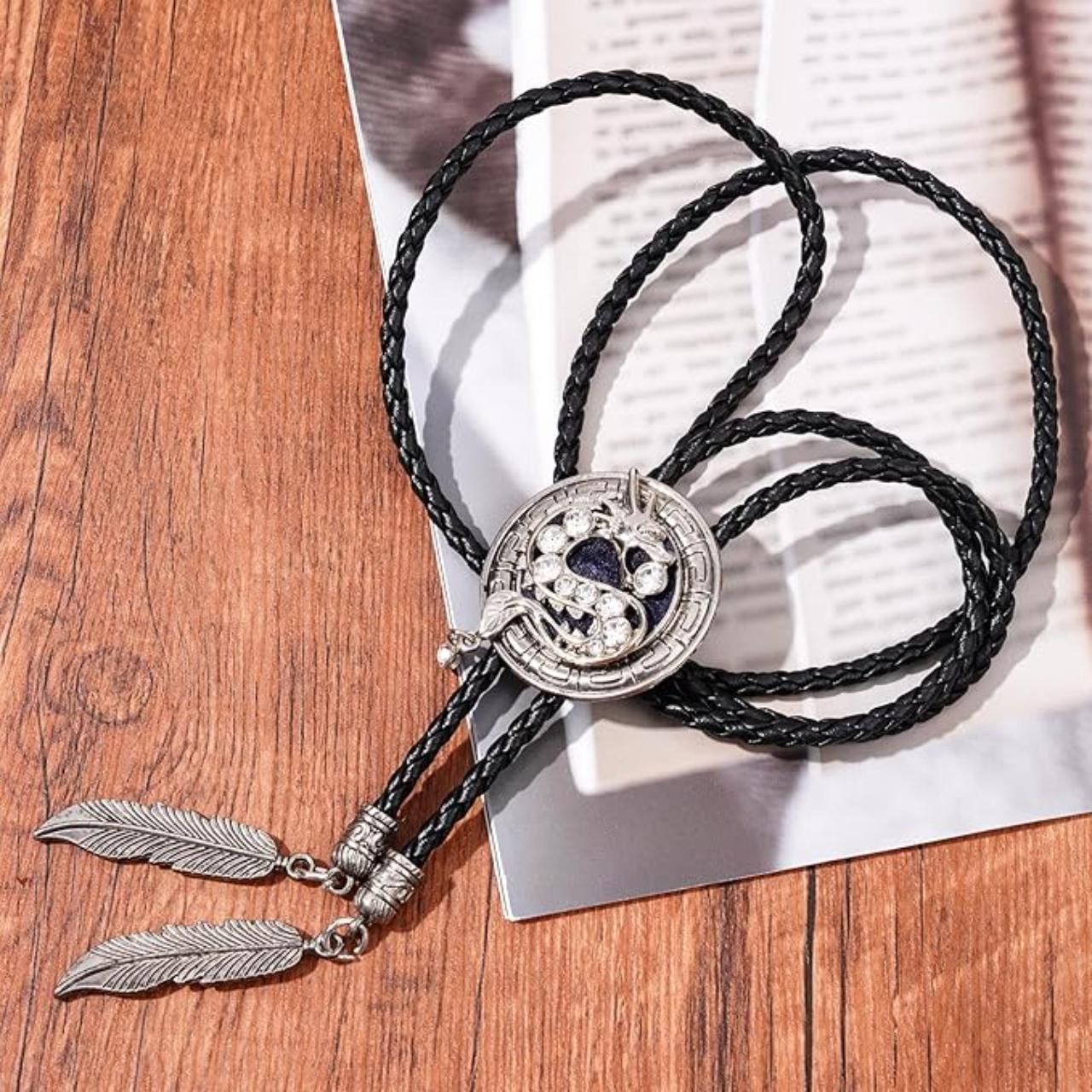 Other Crystal Dragon Bolo Tie Size ONE SIZE - 6 Thumbnail