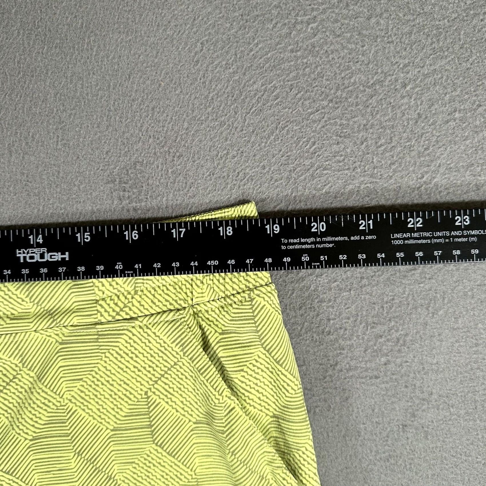 Vintage Backcountry Pecos Shorts Swim Mens 2XL Neon Yellow Geometric Drawstring Water Size US 39 - 6 Thumbnail