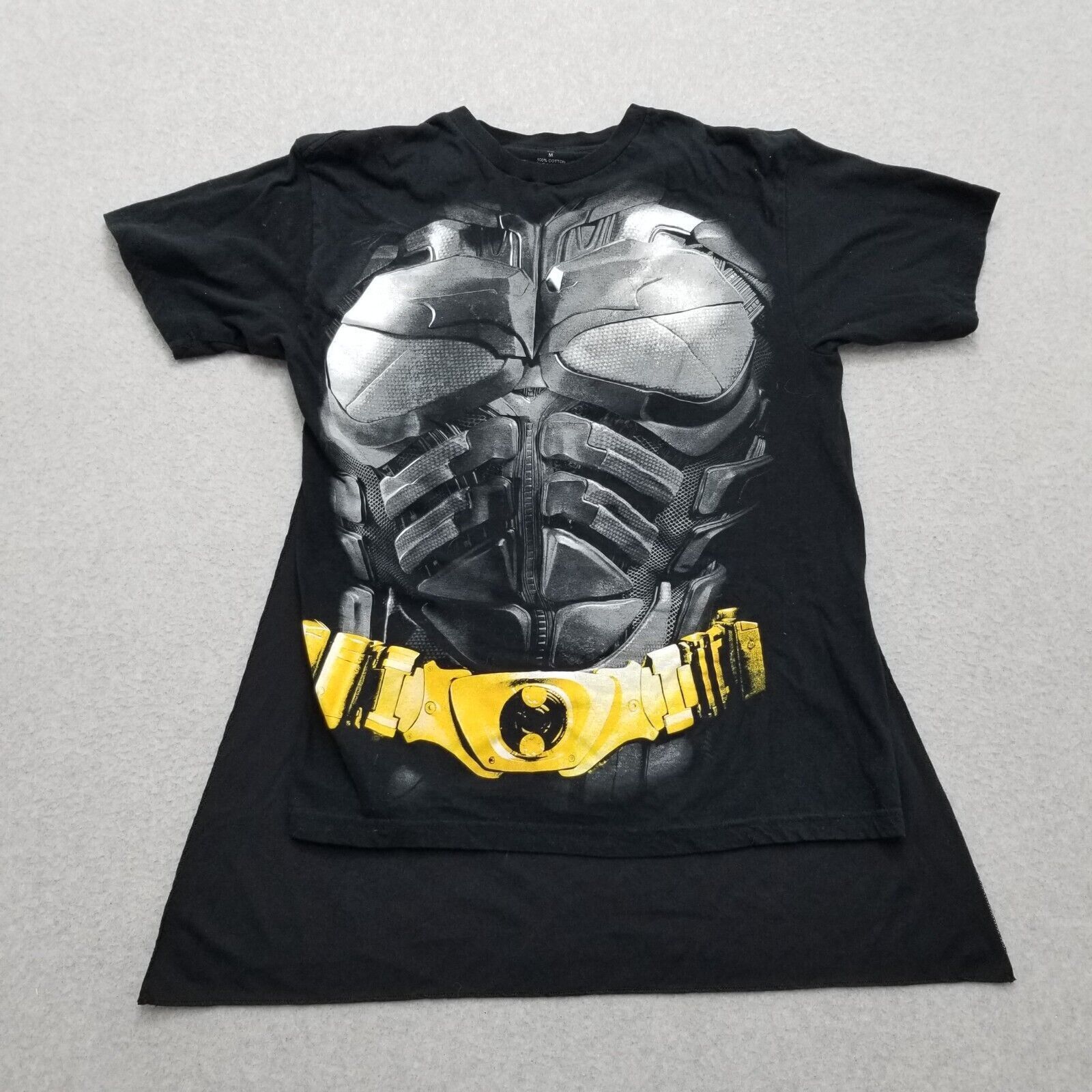 DC Comics Batman Shirt Men Medium Short Sleeve Dark Night With Cape Size US M / EU 48-50 / 2 - 1 Thumbnail
