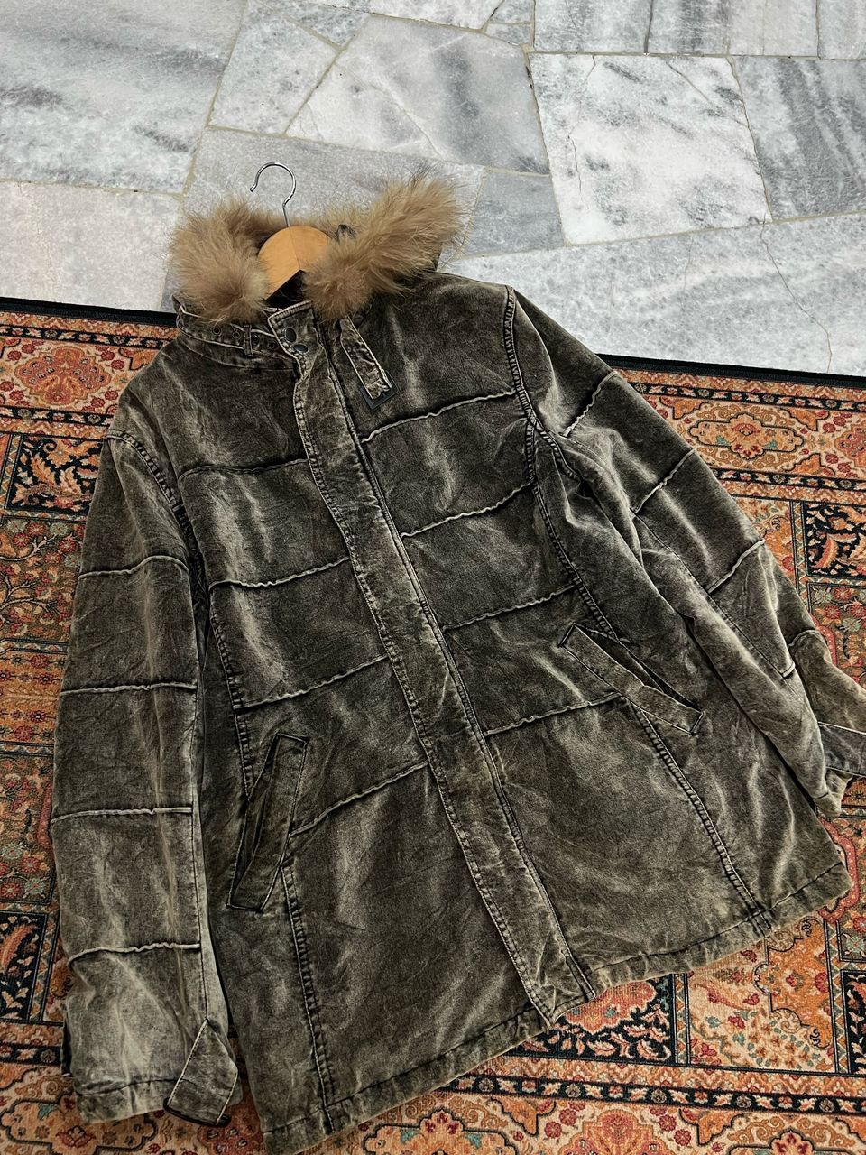 In The Attic × Le Grande Bleu (L.G.B.) In The Attic Faux Fur Jacket Size US L / EU 52-54 / 3 - 4 Thumbnail